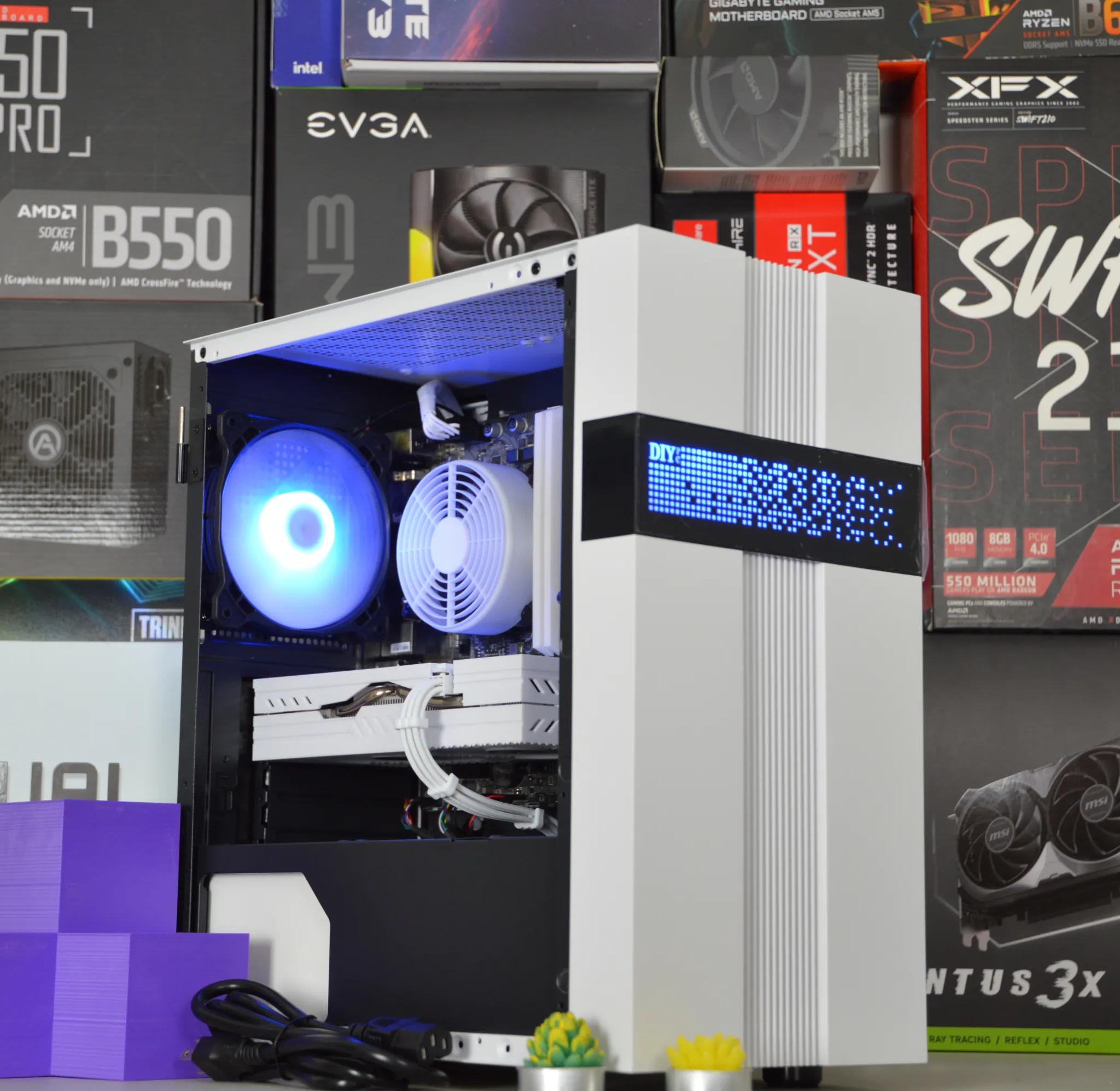 ⚫🌨️| RX 580 8GB | INTEL i5 8400 | 16GB DDR4 RAM | 512GB SATA SSD | Midnight Blizzard |