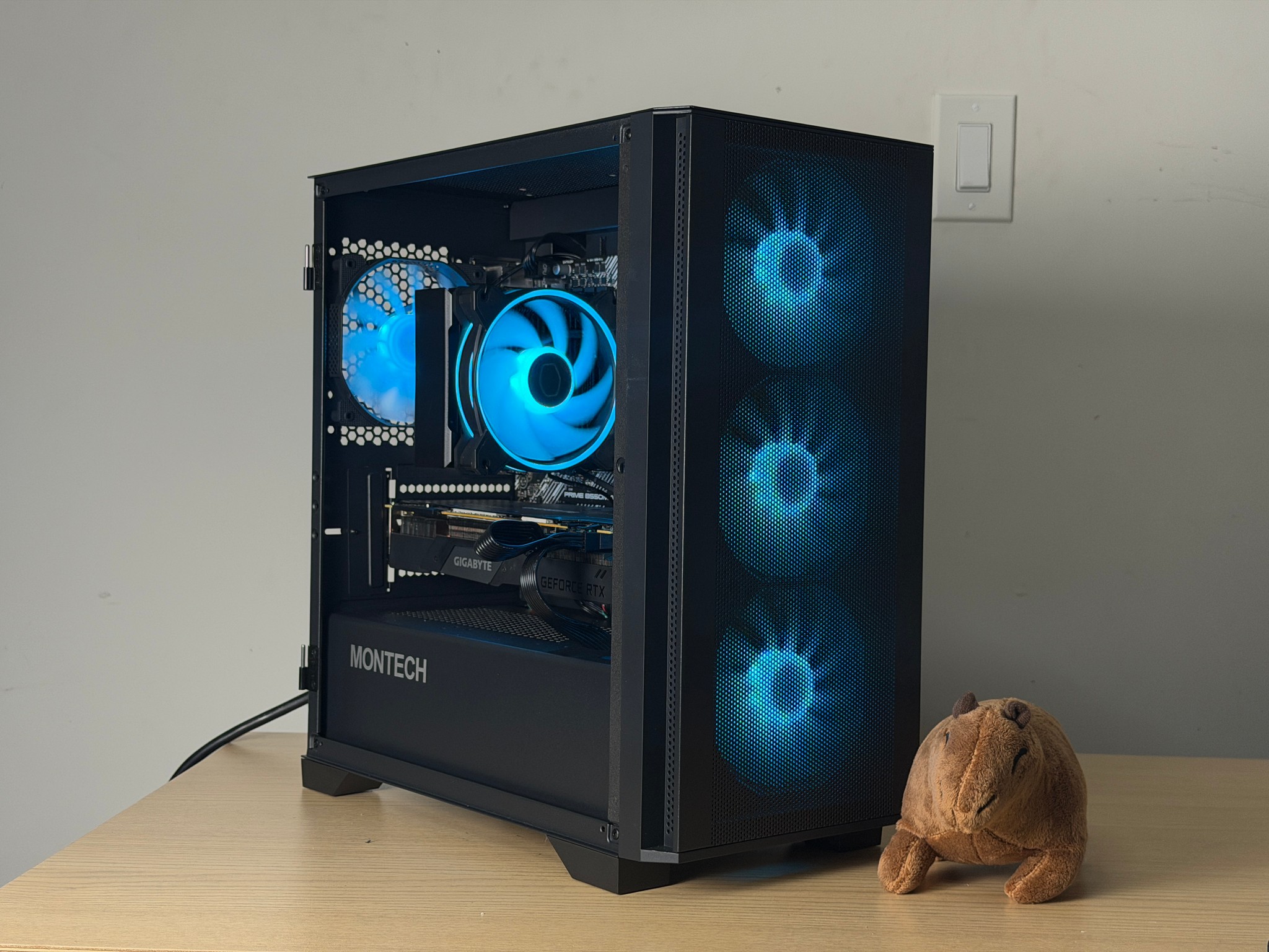 ♠️ 🖤 Black Ryzen 7 Gaming PC 🖤♠️ | Ryzen 7 3700x | RTX 2080 Super | 1TB SSD | 16GB Ram | WiFi + BT