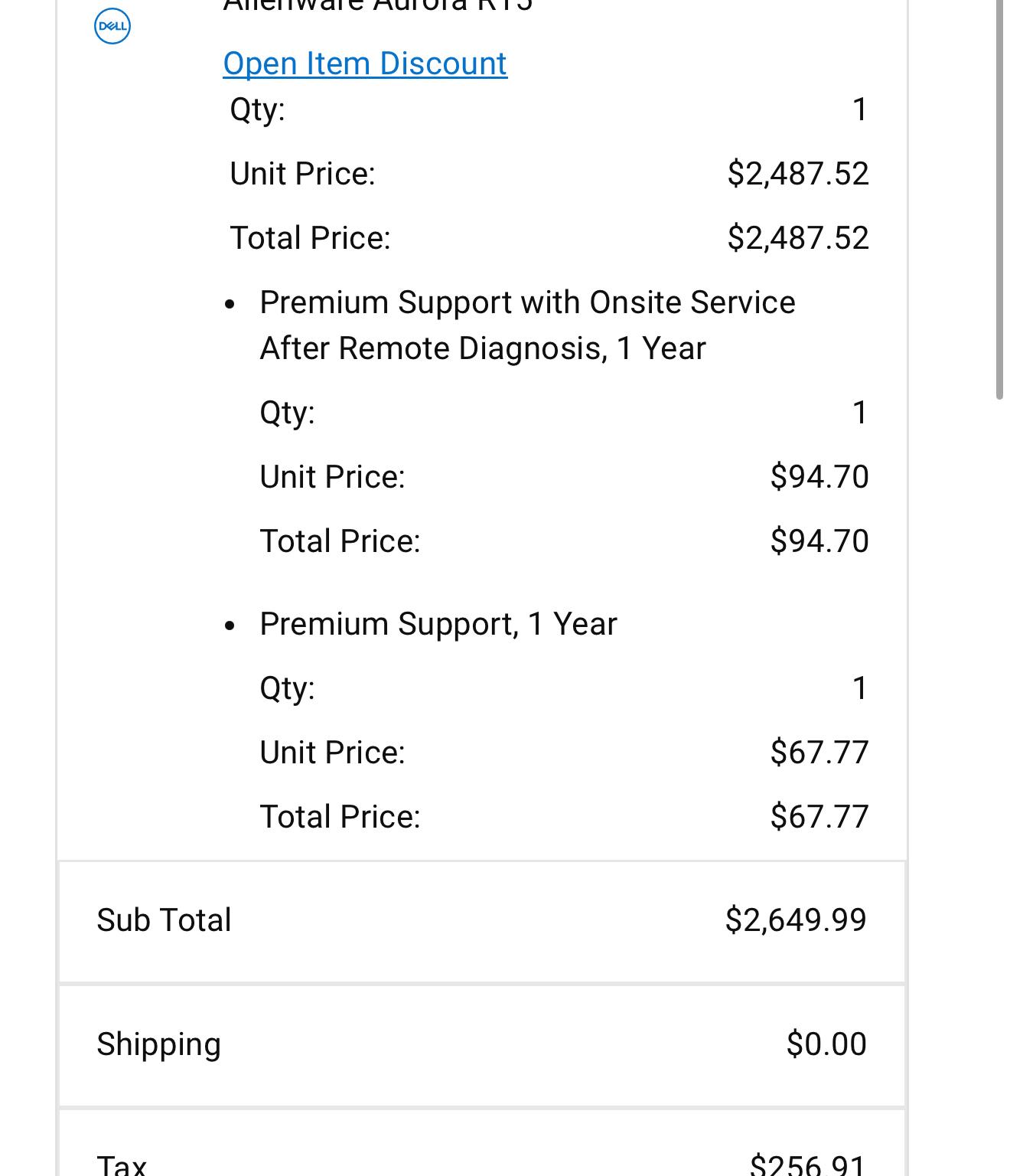 Alienware Aurora R15