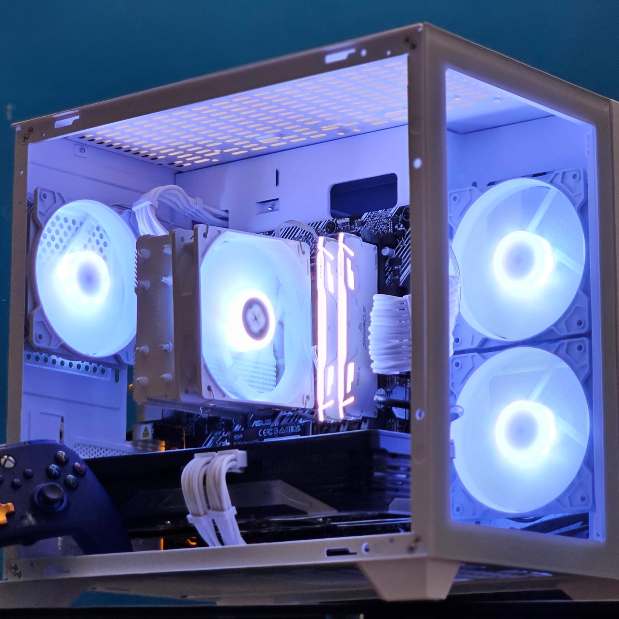 White 1440p Gaming PC |RTX 3070|Ryzen 5
