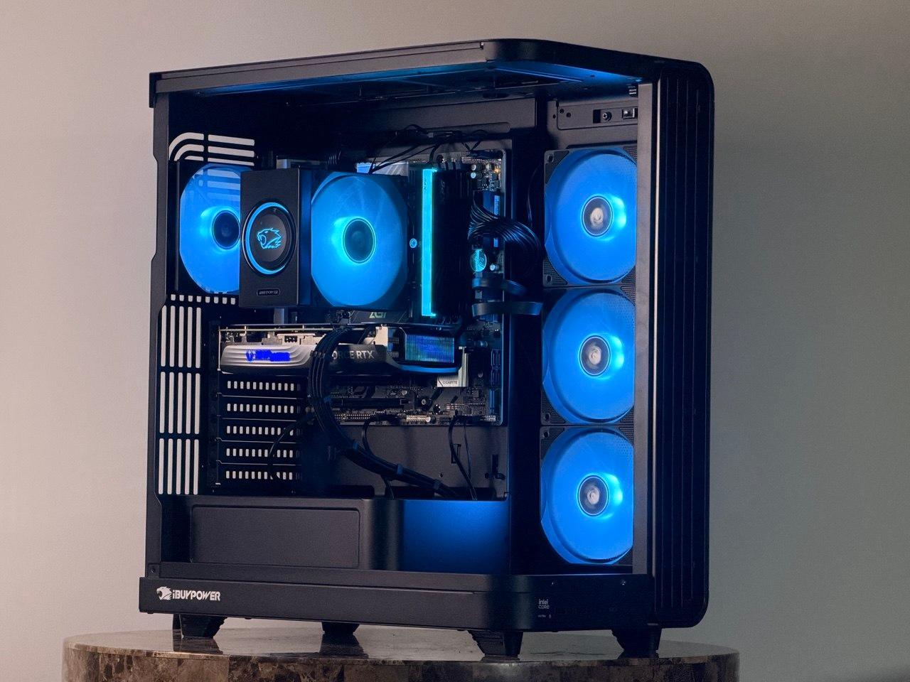 FREE SHIP 🖤🌈 Black RGB Gaming PC | RTX 4070 W/ WARRANTY | Core 5 225F | 1TB NVME SSD | 16 GB DDR5
