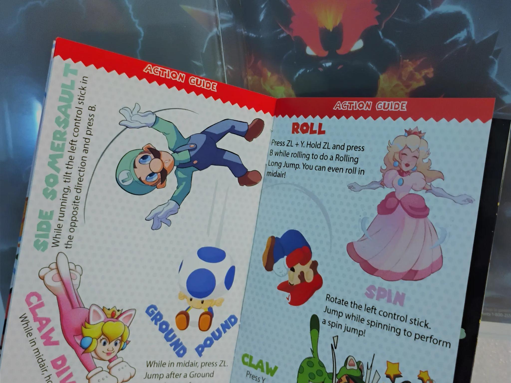 Rare Nintendo Fanart * Cover + Instruction Booklet Bowser's Fury Mario 3D World with Switch Games