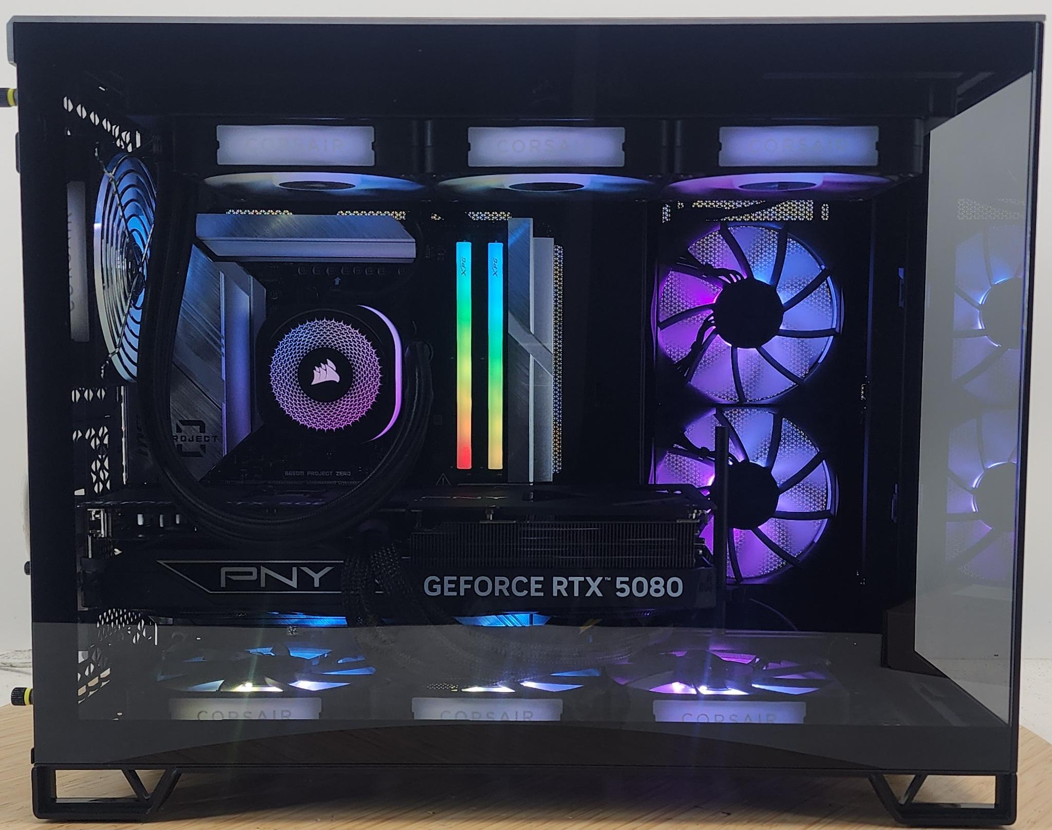 Gaming PC Ryzen 7 9800X3D 32GB RAM 1TB SSD RTX 5080 16GB Windows 11 Computer