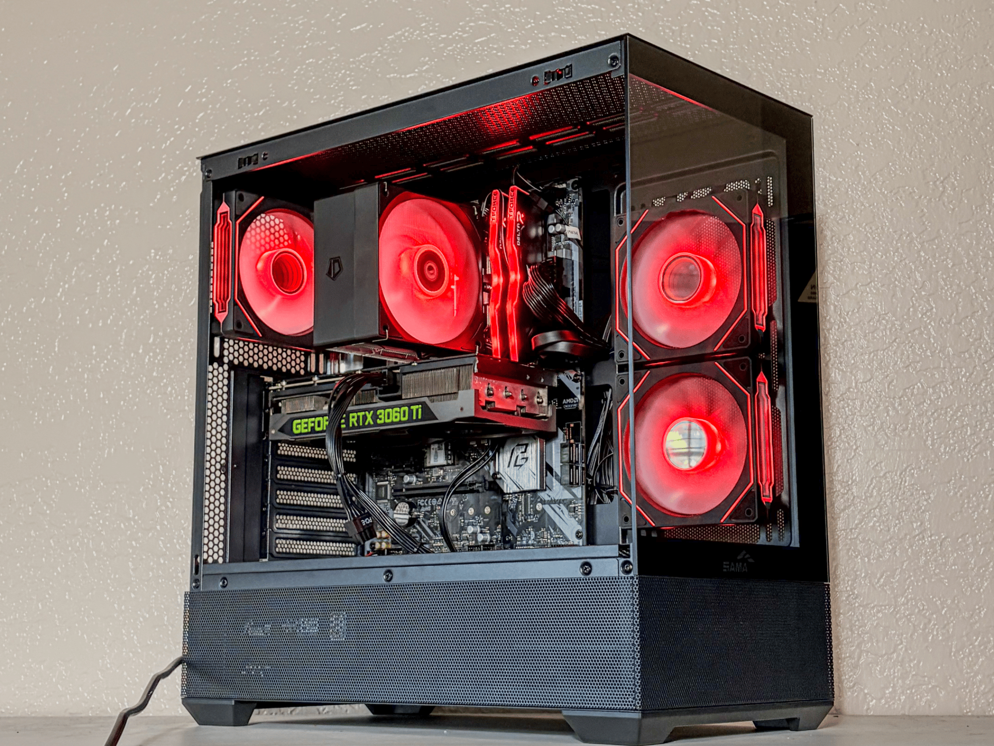 🖤3060 TI PC❤️|Ryzen 5 5500|512GB NVME|16GB DDR4|Windows 11 Pro|Wifi and BT|
