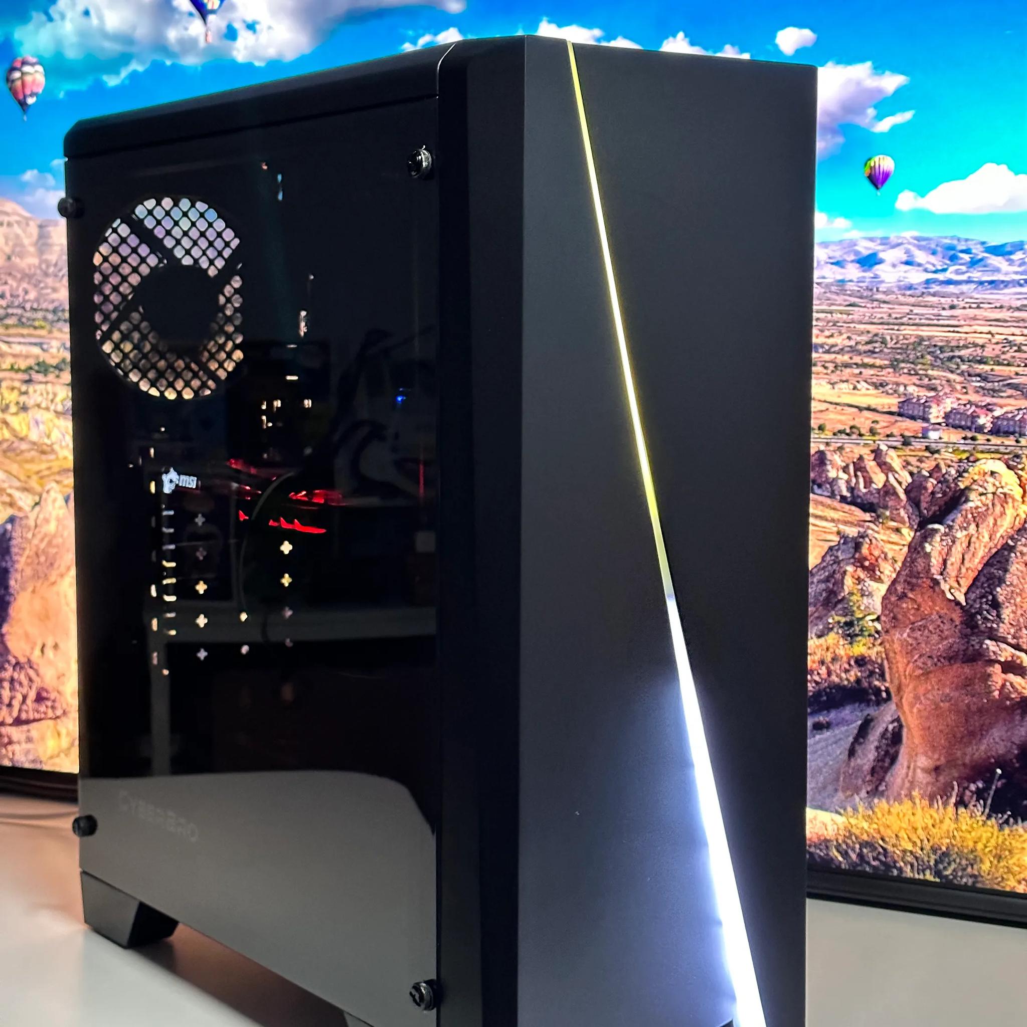 🪁 Starter Gaming PC🪁-Nvidia GTX 1050 TI 4GB-Intel Core i3 10100F -16GB DDR4 RAM-512GB NVME