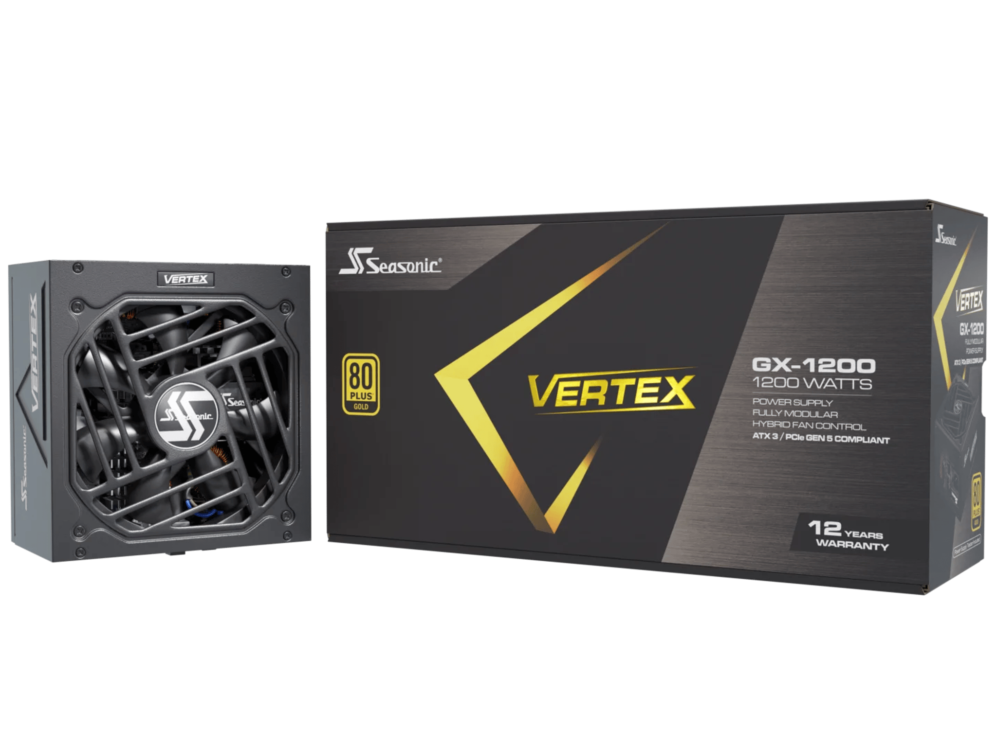 Seasonic Vertex GX-1200W 80+ Gold ATX Power Supply *New In Box*