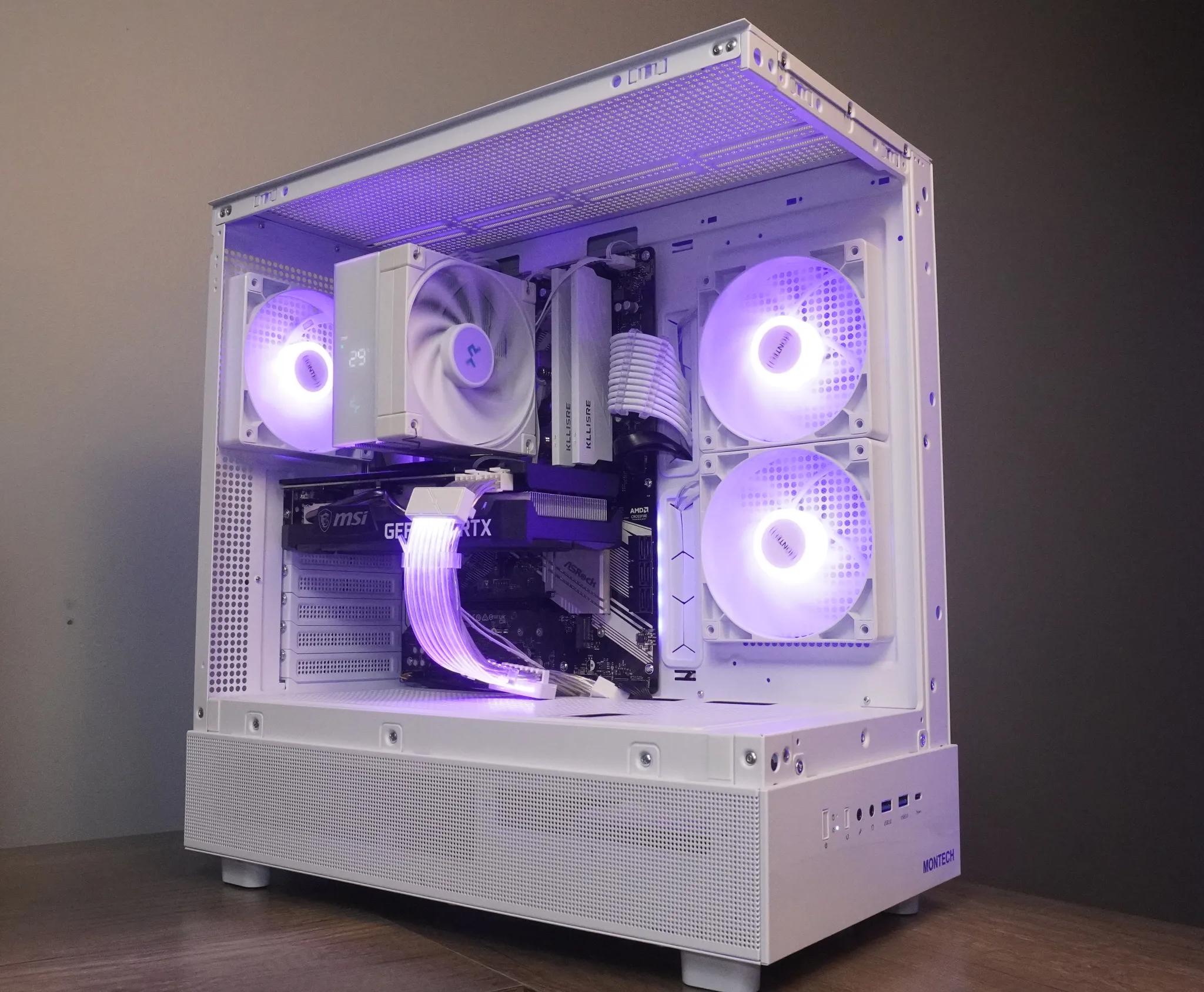 🤍AESTHETIC🤍 1440p GAMING MACHINE 💚RTX 3070 🧡 Ryzen 5 5600x | 32GB | 1TB | WIFI