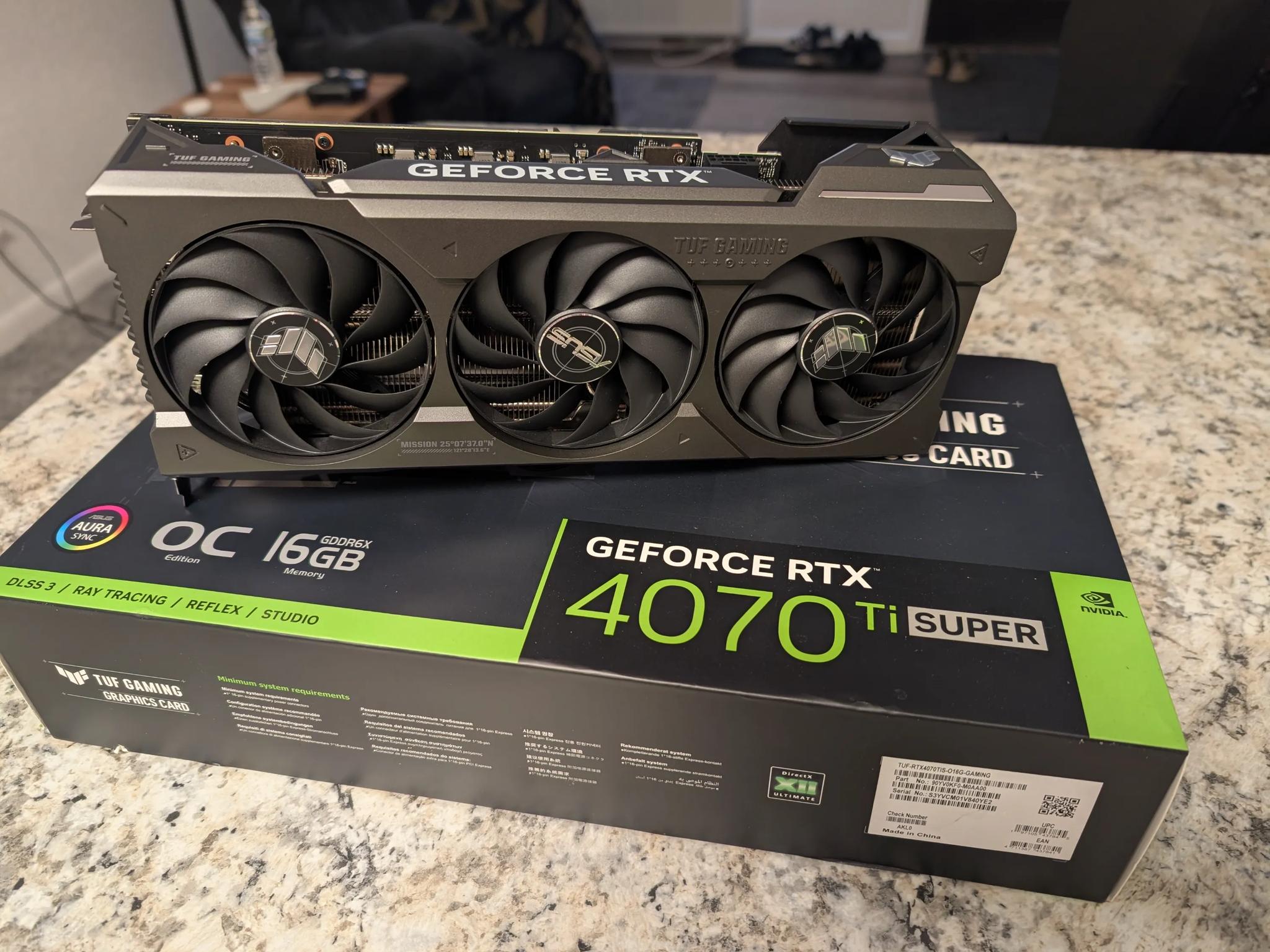 RTX 4070 Ti Super Asus TUF Gaming