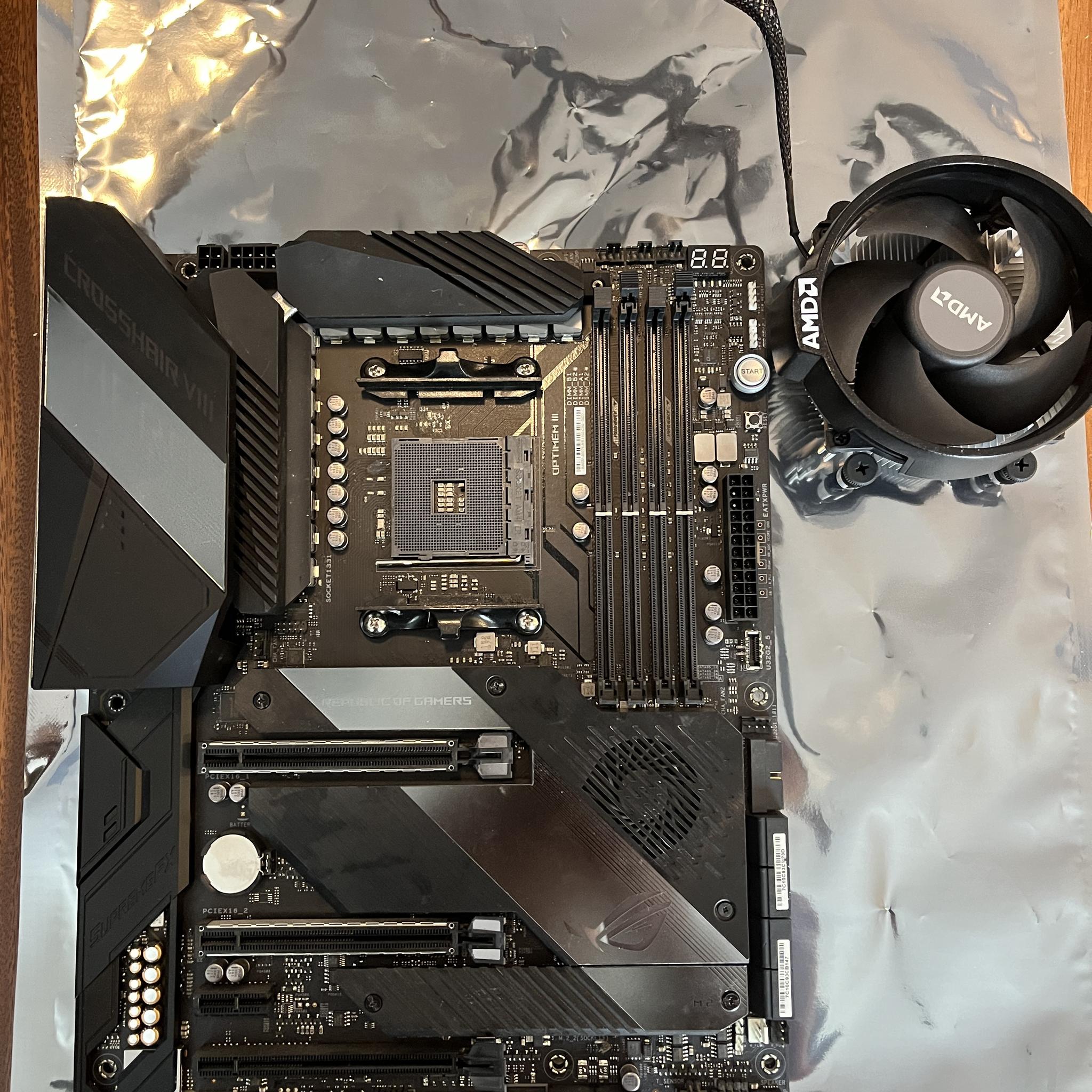 ASUS ROG Crosshair VIII Hero AMD X570 ATX Motherboard AM4