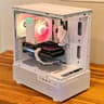 🤍 Ryzen 7 3700X + RTX 4060 | Budget 1440p Gaming PC | Compact White RGB Build