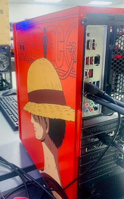 Luffy Custom one of  kind....SALE / RED AND BLACK OUT