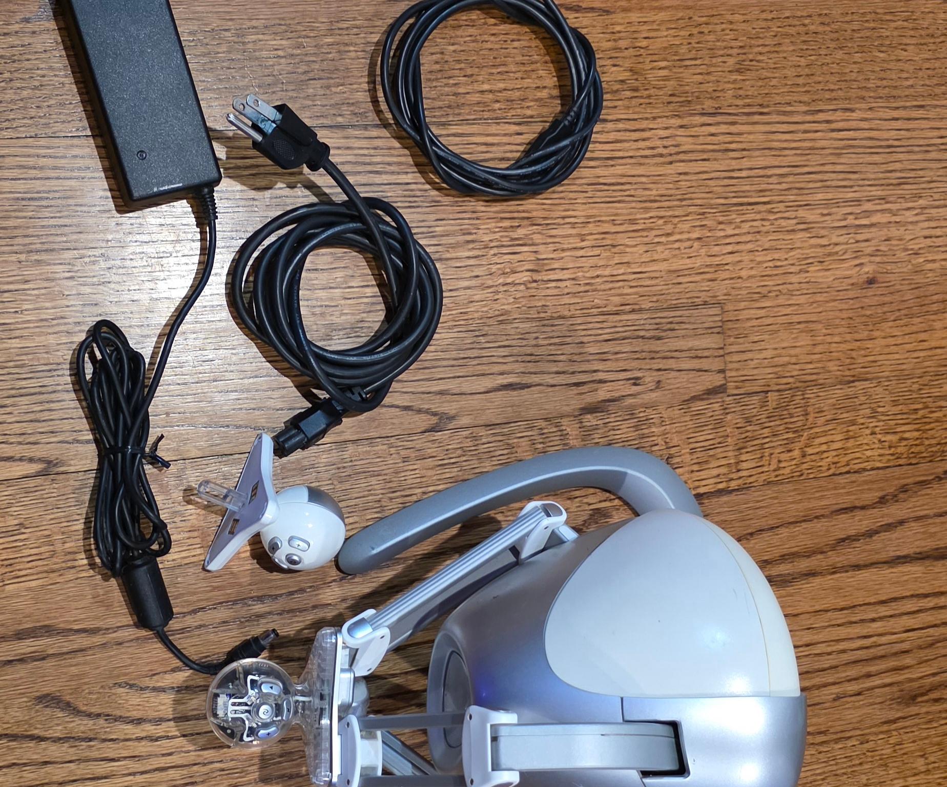 Novint Falcon Limited Edition White & Silver Haptic Controller – Tested