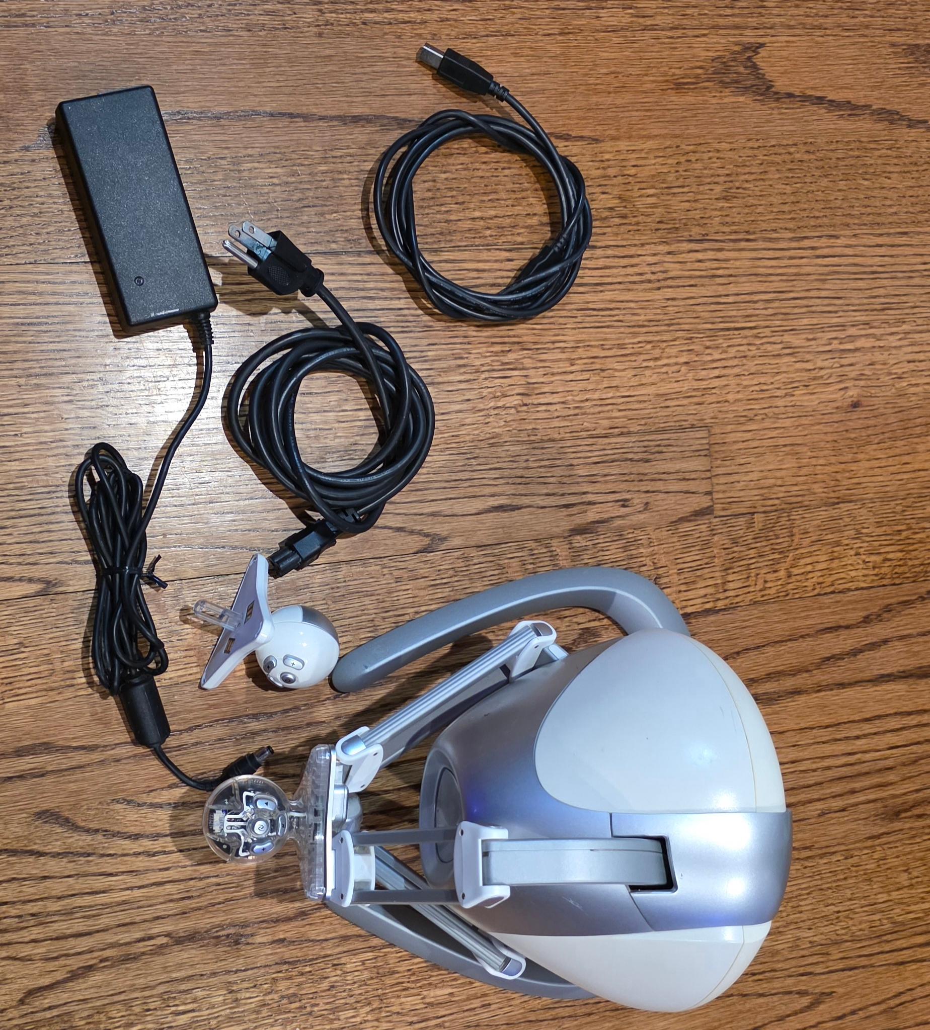 Novint Falcon Limited Edition White & Silver Haptic Controller – Tested