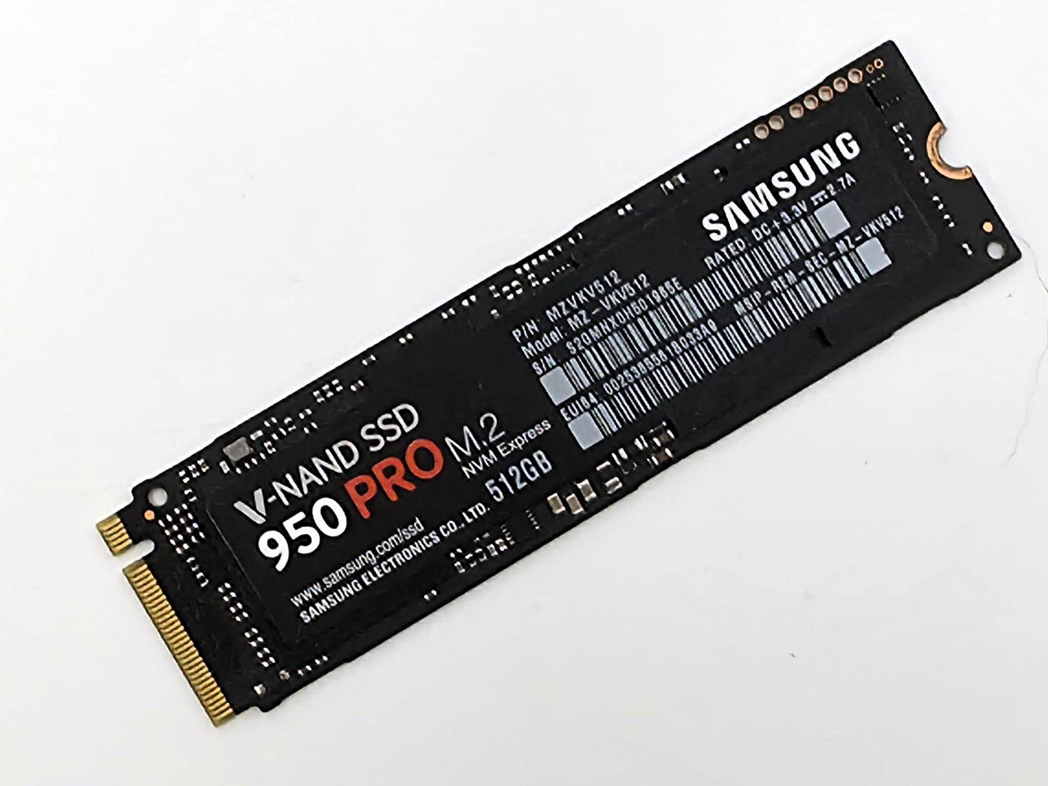 512GB Samsung 950 PRO M.2 NVMe SSD