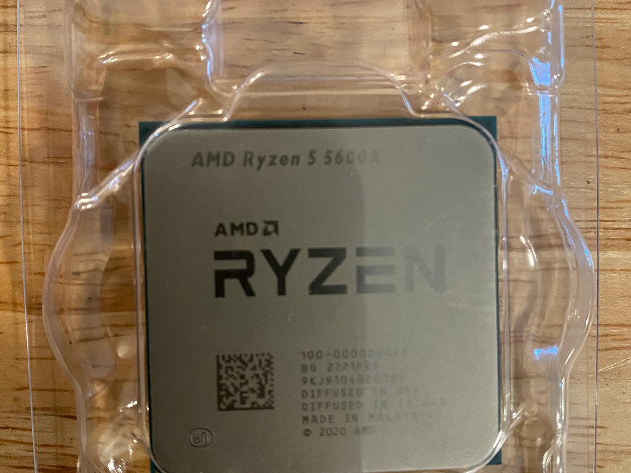 AMD Ryzen 5 5600X 6 Cores/ 12 Threads @ 4.6Ghz