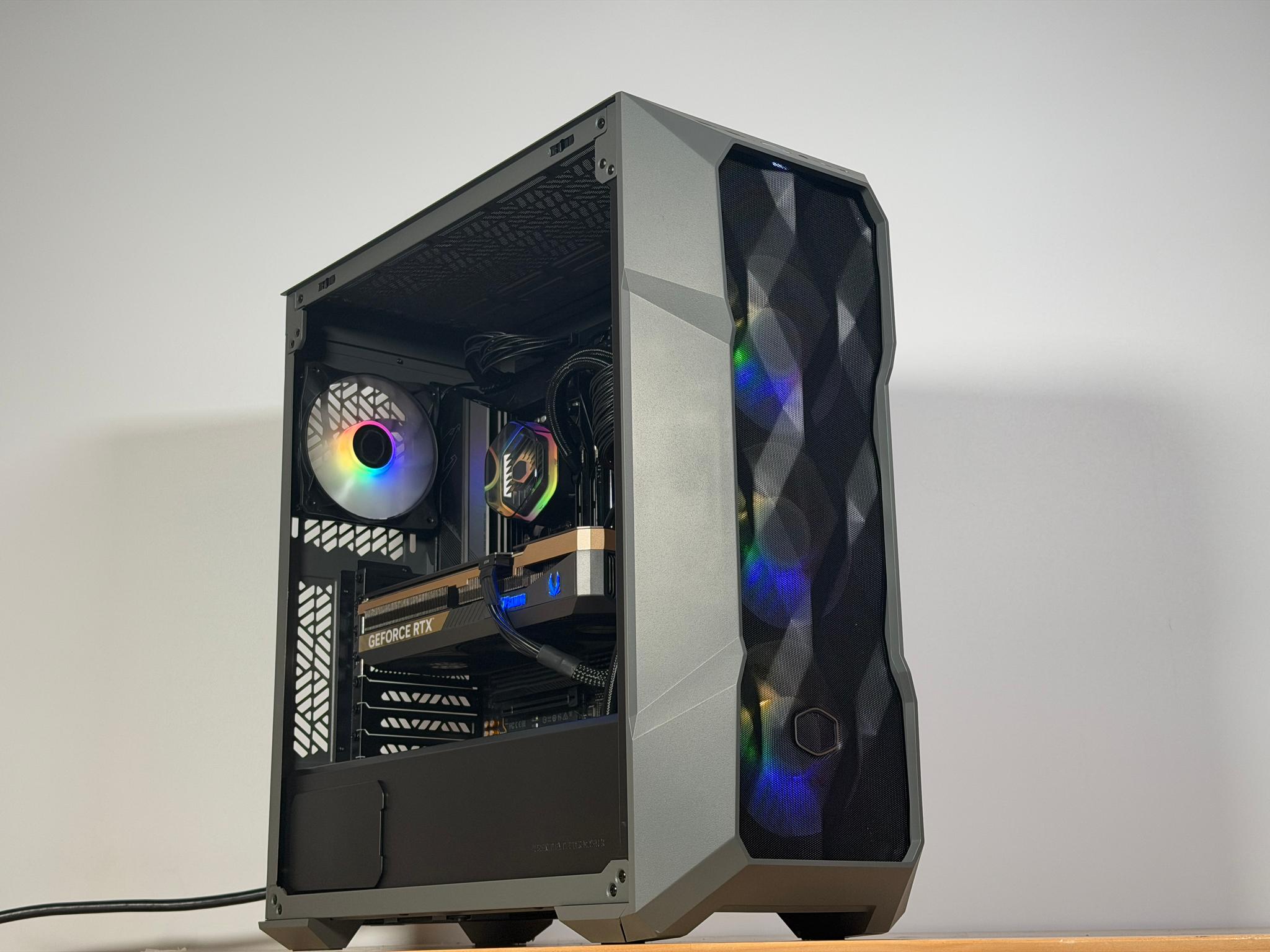 RTX 5080 Ryzen 7 9800x3d Gaming PC with 64gb DDR5 and 4TB NVME SSD