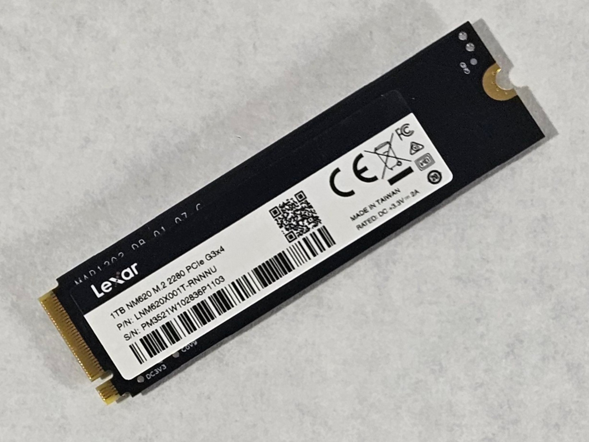 1TB NVMe M.2 SSD Lexar NM620