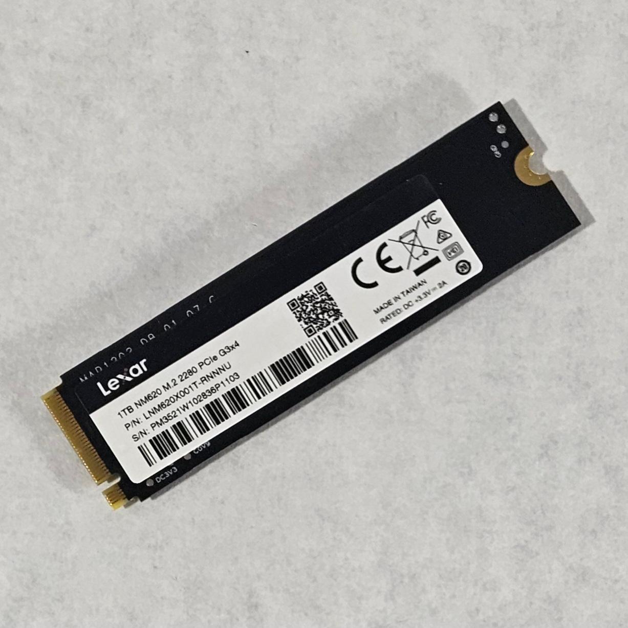 1TB NVMe M.2 SSD Lexar NM620