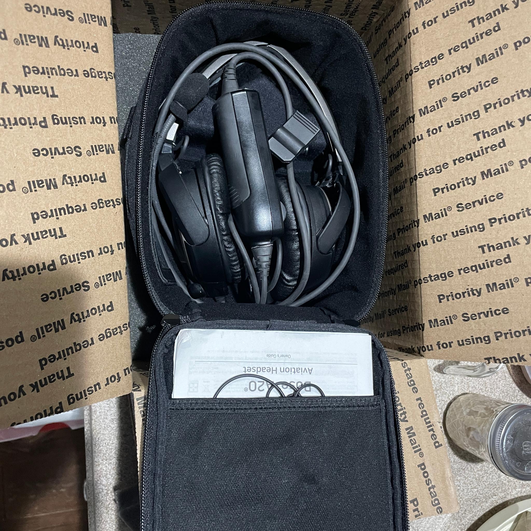 Bose A20 Aviation Headset with Single Plug
