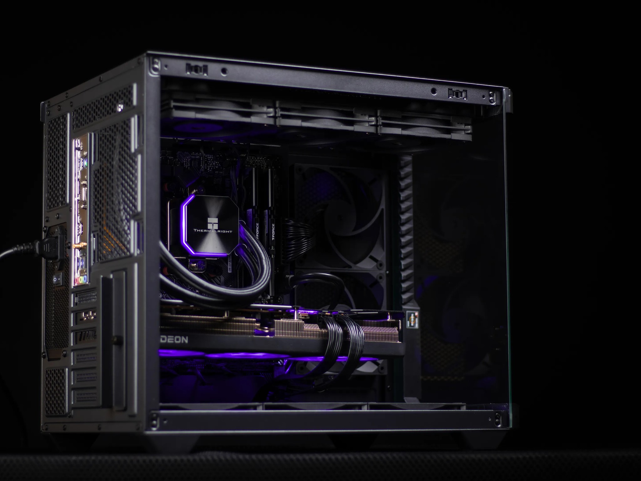“DarkCorpo” RX 7800XT Ryzen 7 32GB Windows 11 Pro 2TB Workstation Gaming PC