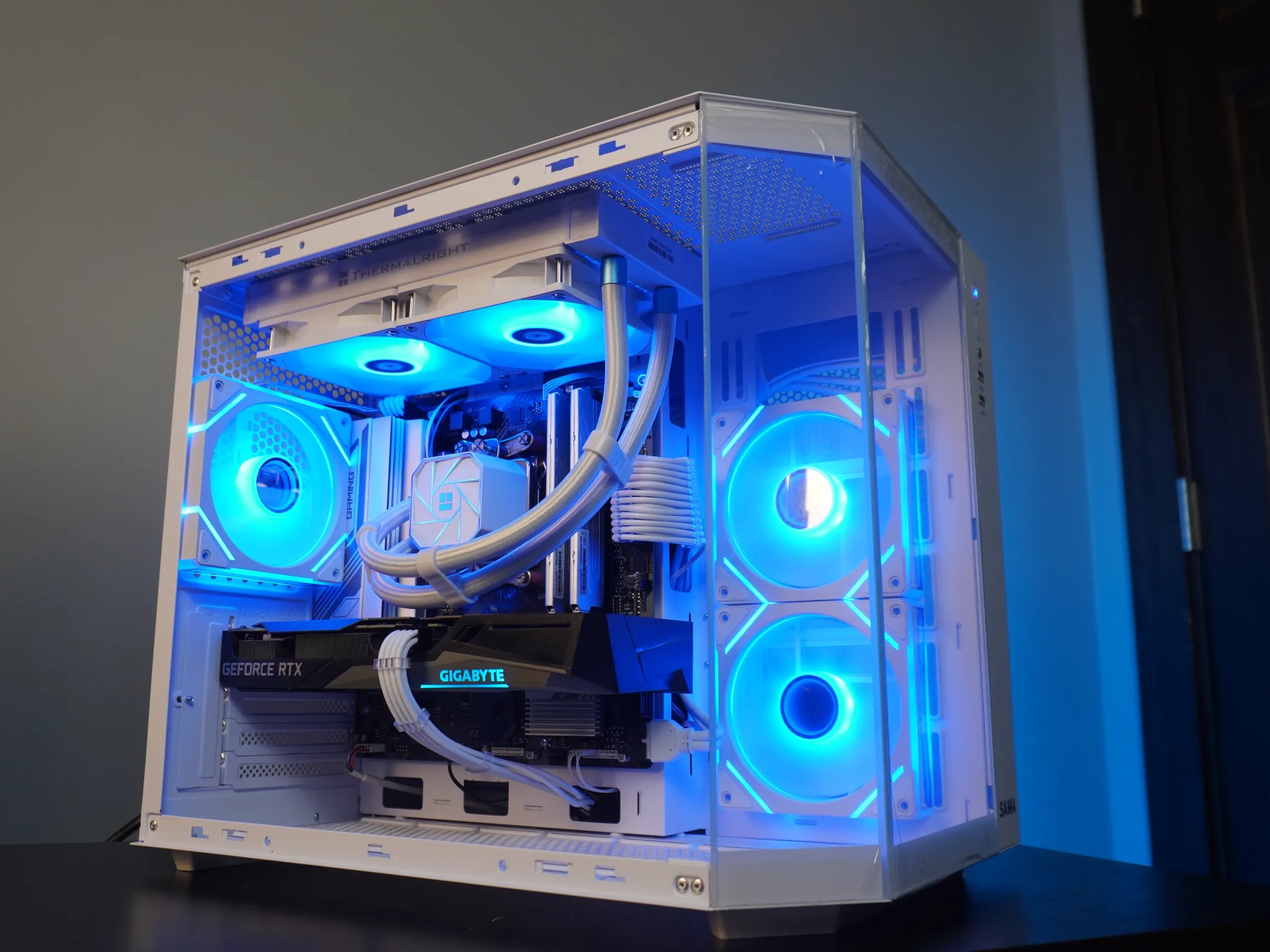 🤍ALL-WHITE🤍 1440p/1080p BEAST 💚RTX 3060ti 🧡Ryzen 5 7600x | 1TB