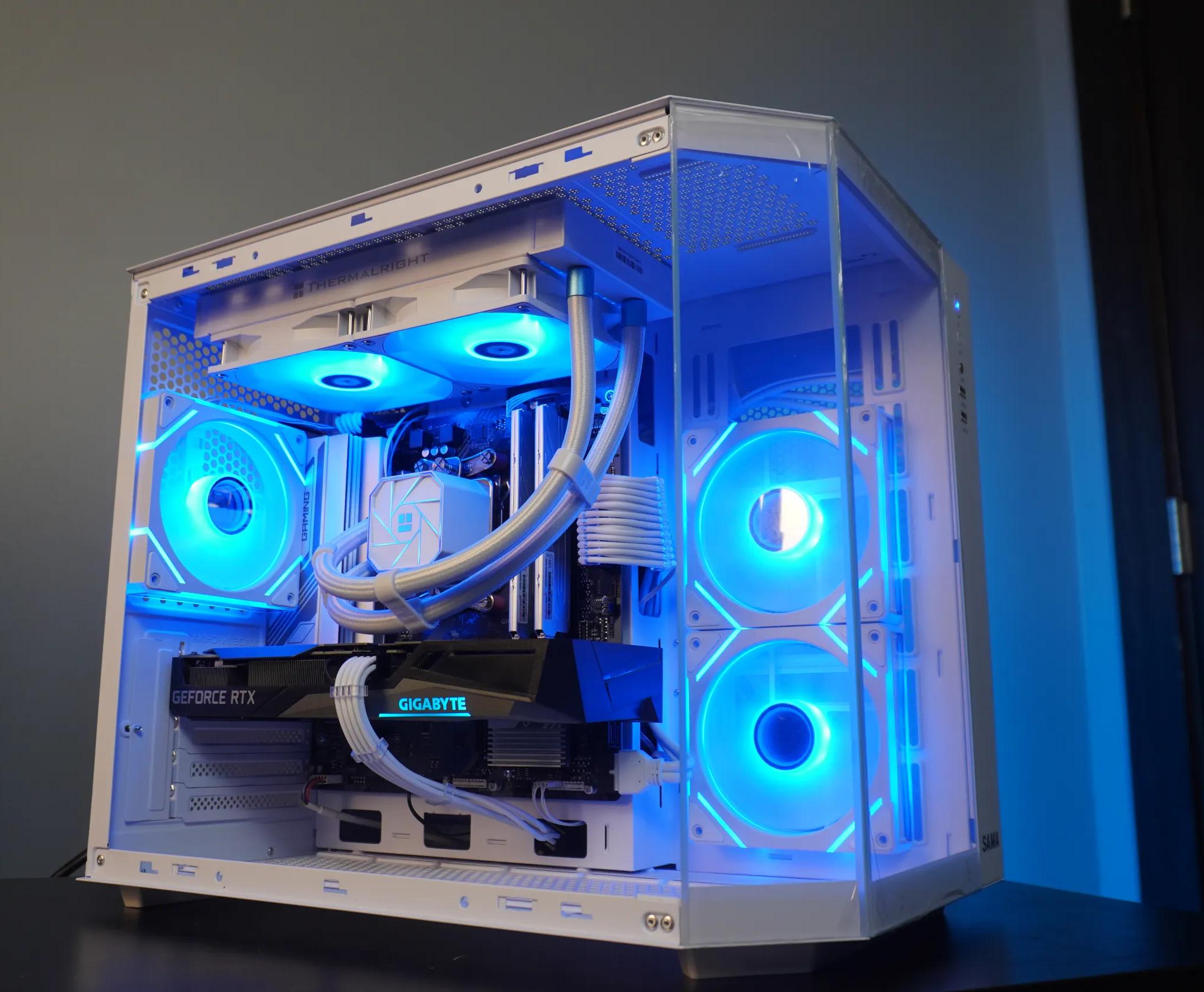 🤍ALL-WHITE🤍 1440p/1080p BEAST 💚RTX 3060ti 🧡Ryzen 5 7600x | 1TB NVME | 32GB DDR5 | WIFI