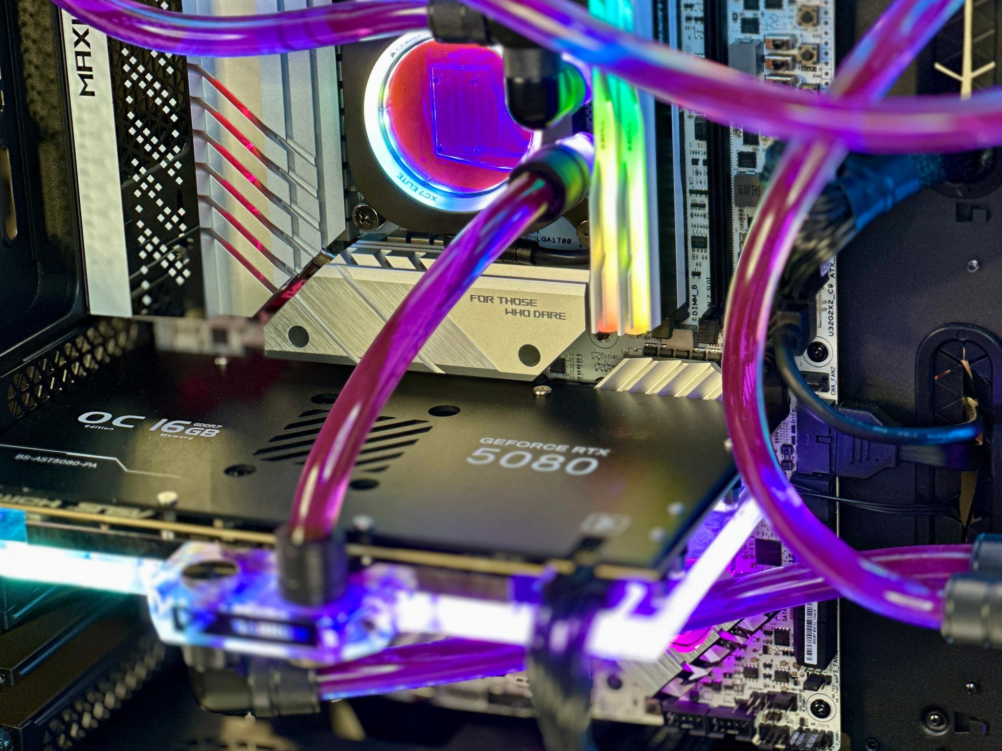 Custom gaming PC water cooled GPU + CPU RTX 5080 | i9-14900KS