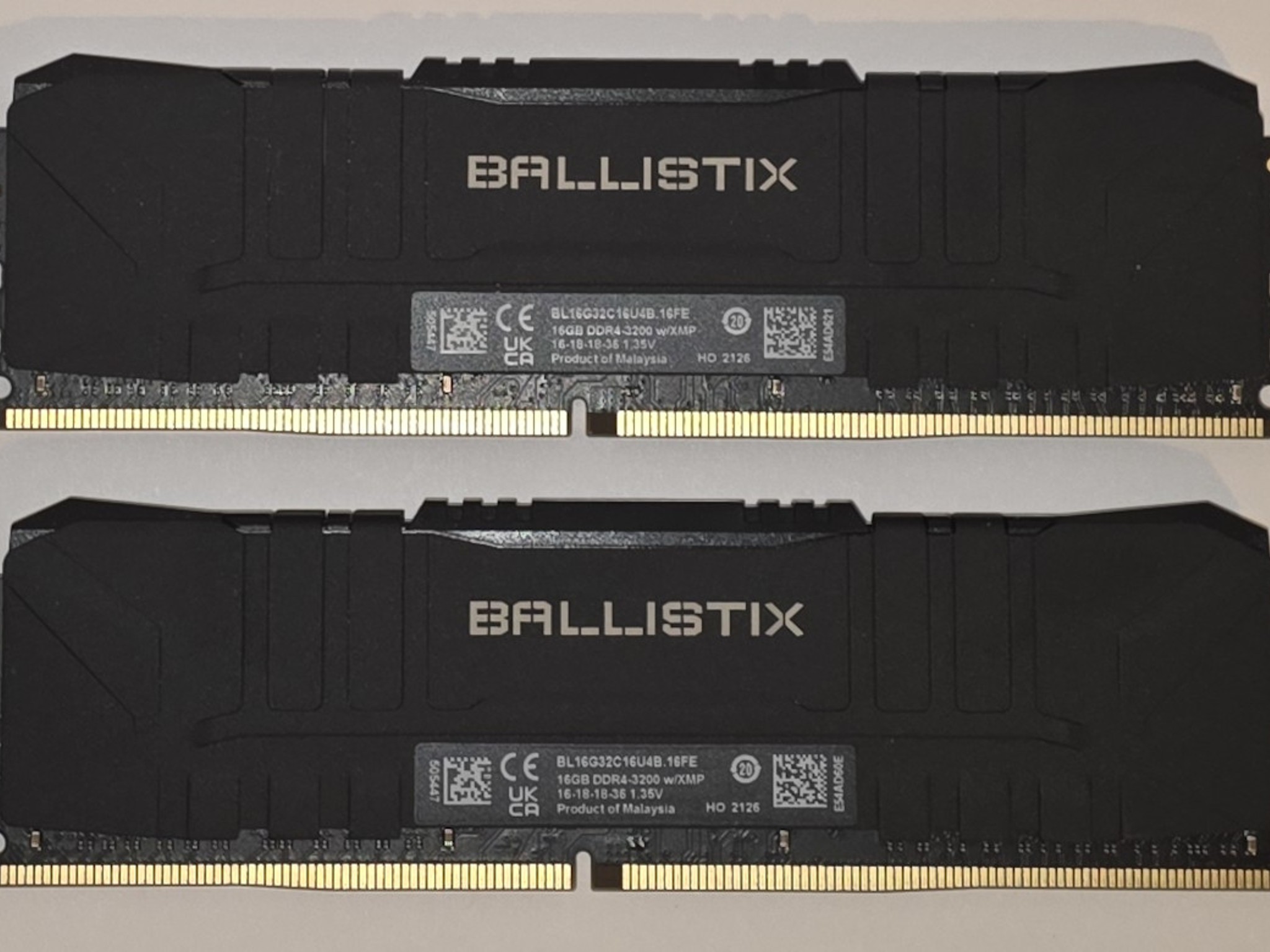 Crucial Ballistix 32GB (2x16GB) DDR4-3200 RAM Kit – Tested Working
