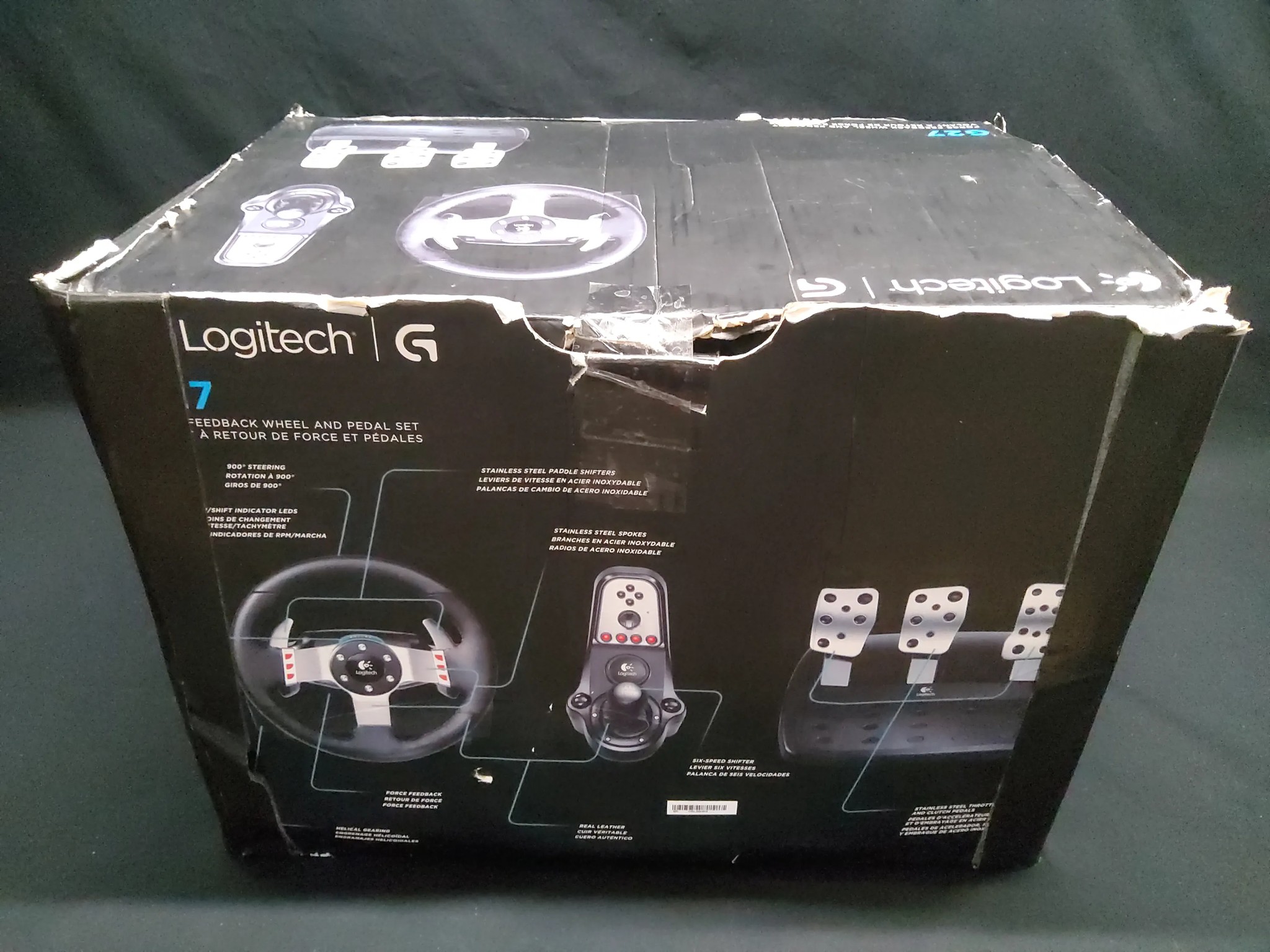 🏁Logitech G27🏁 Sim Racing Wheel, Pedals, Shifter with Upgraded True Brake 2.1