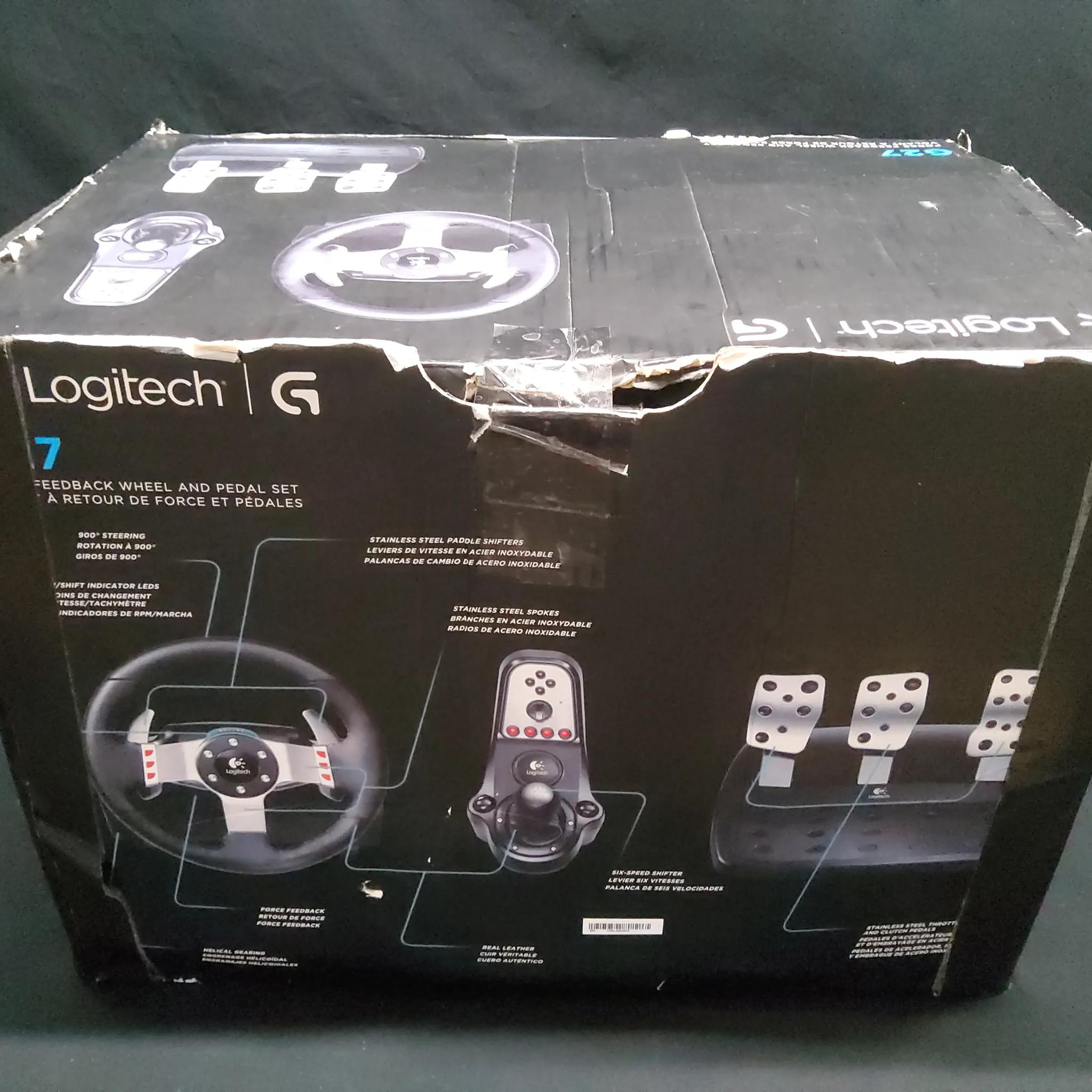 🏁Logitech G27🏁 Sim Racing Wheel, Pedals, Shifter with Upgraded True Brake 2.1
