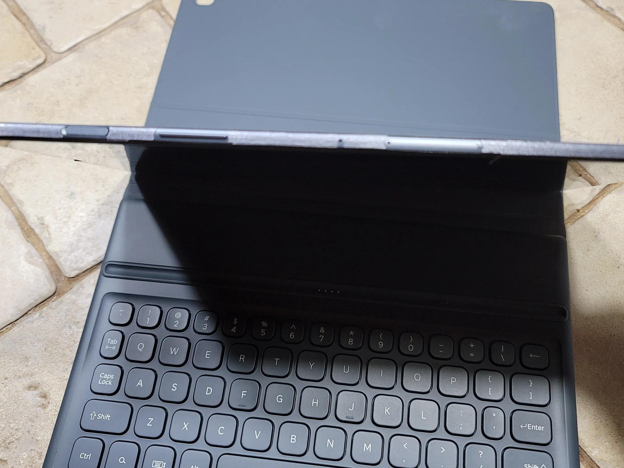 Samsung Glaxy Tab S5e with keyboard book cover