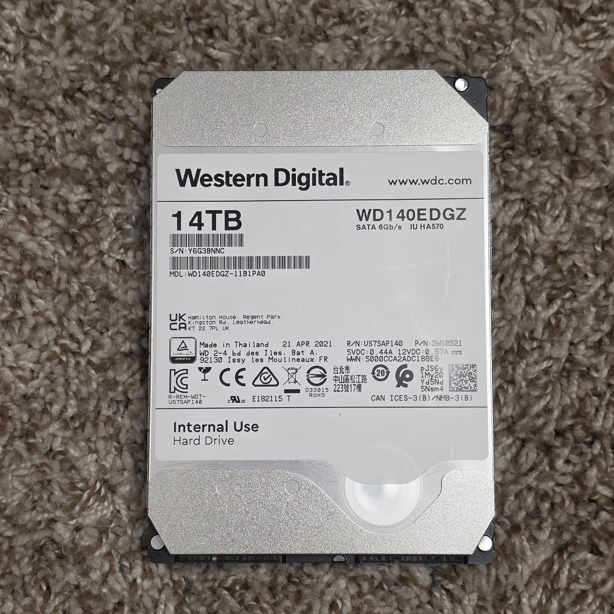Western Digital 14TB HDD