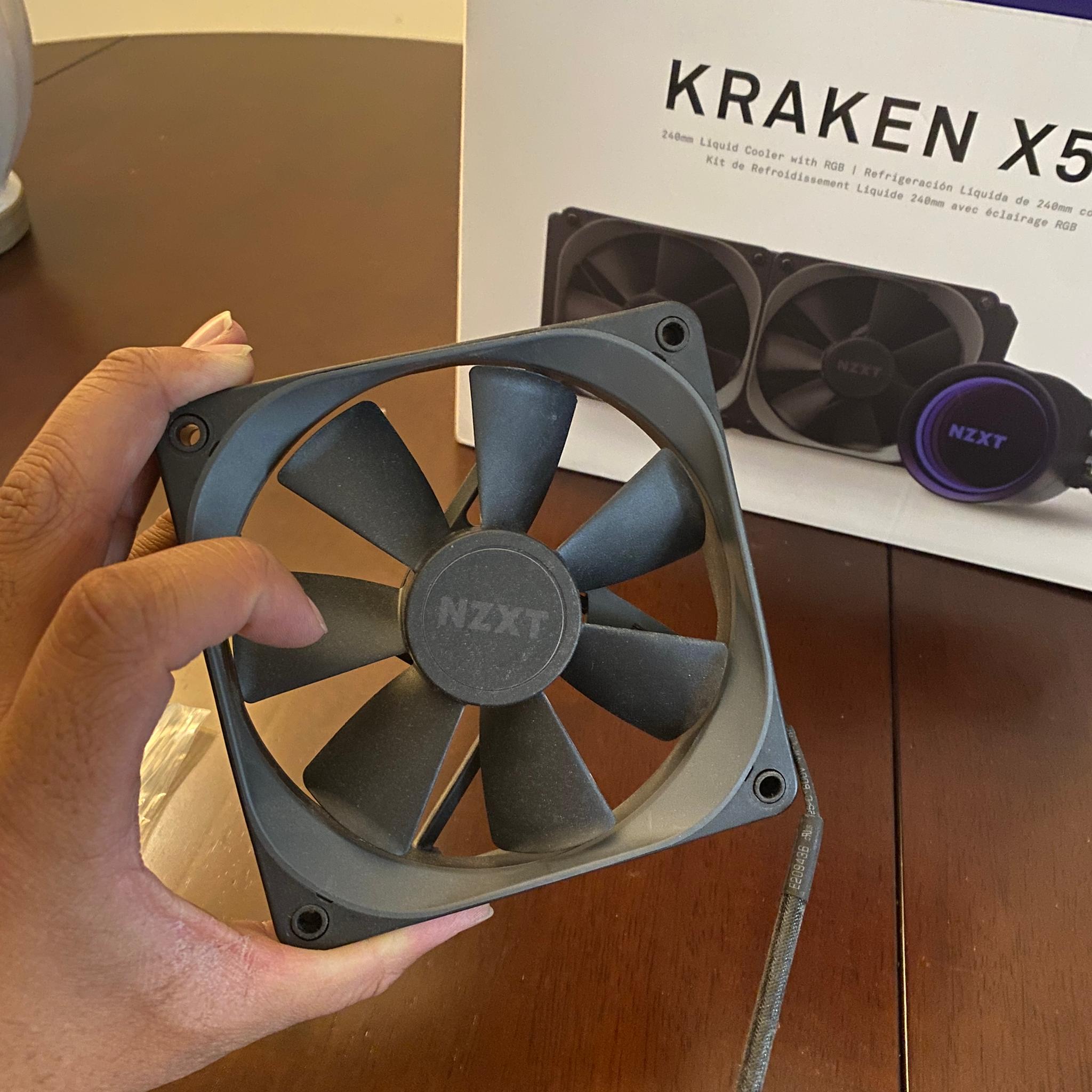 AS IS NZXT Kraken X53 240mm AIO with Fans