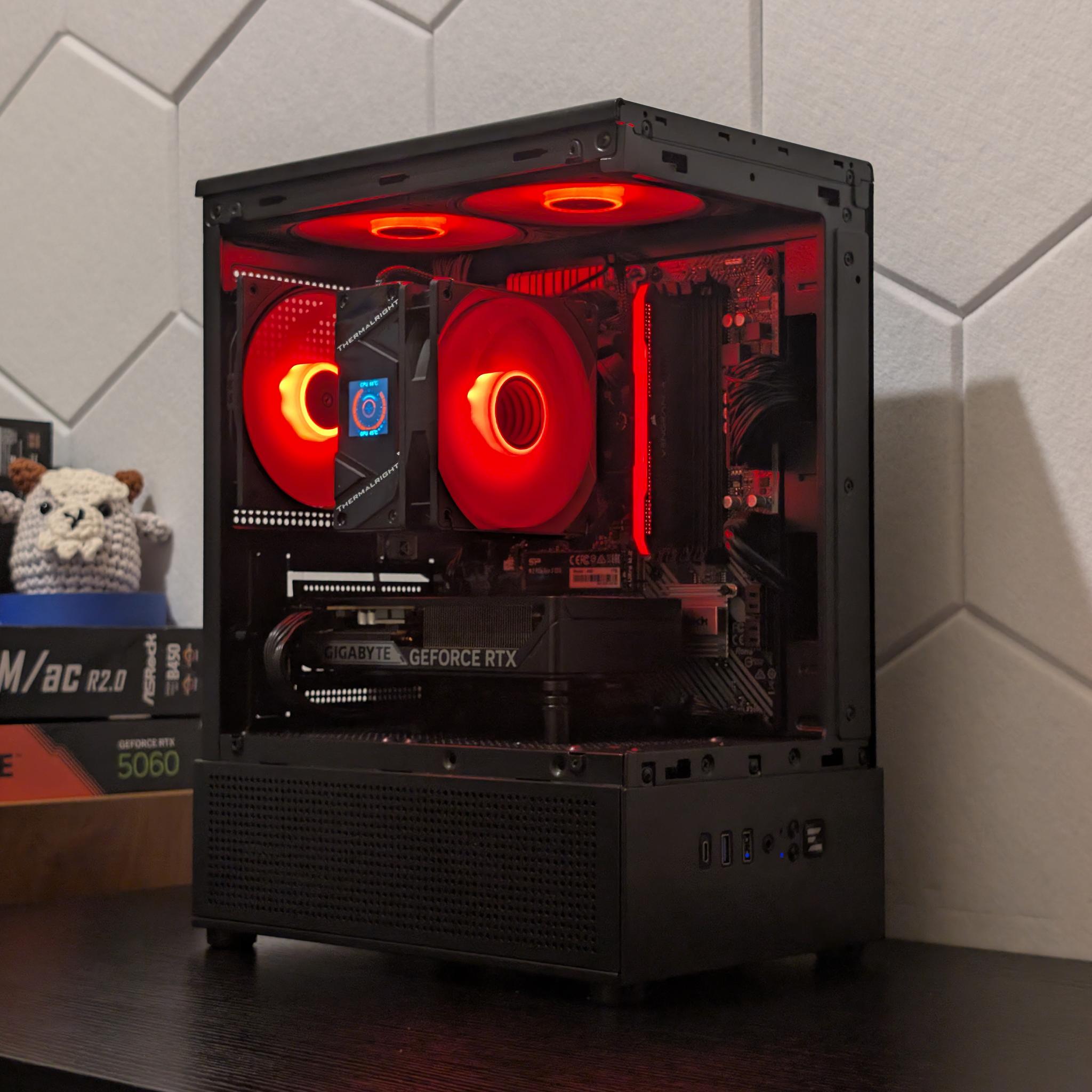 🐈‍⬛🔥1440p Gaming Beast | RTX 5060 | Ryzen 5500 | 1TB SSD | 16GB RAM | WiFi & Bluetooth🔥🐈‍⬛