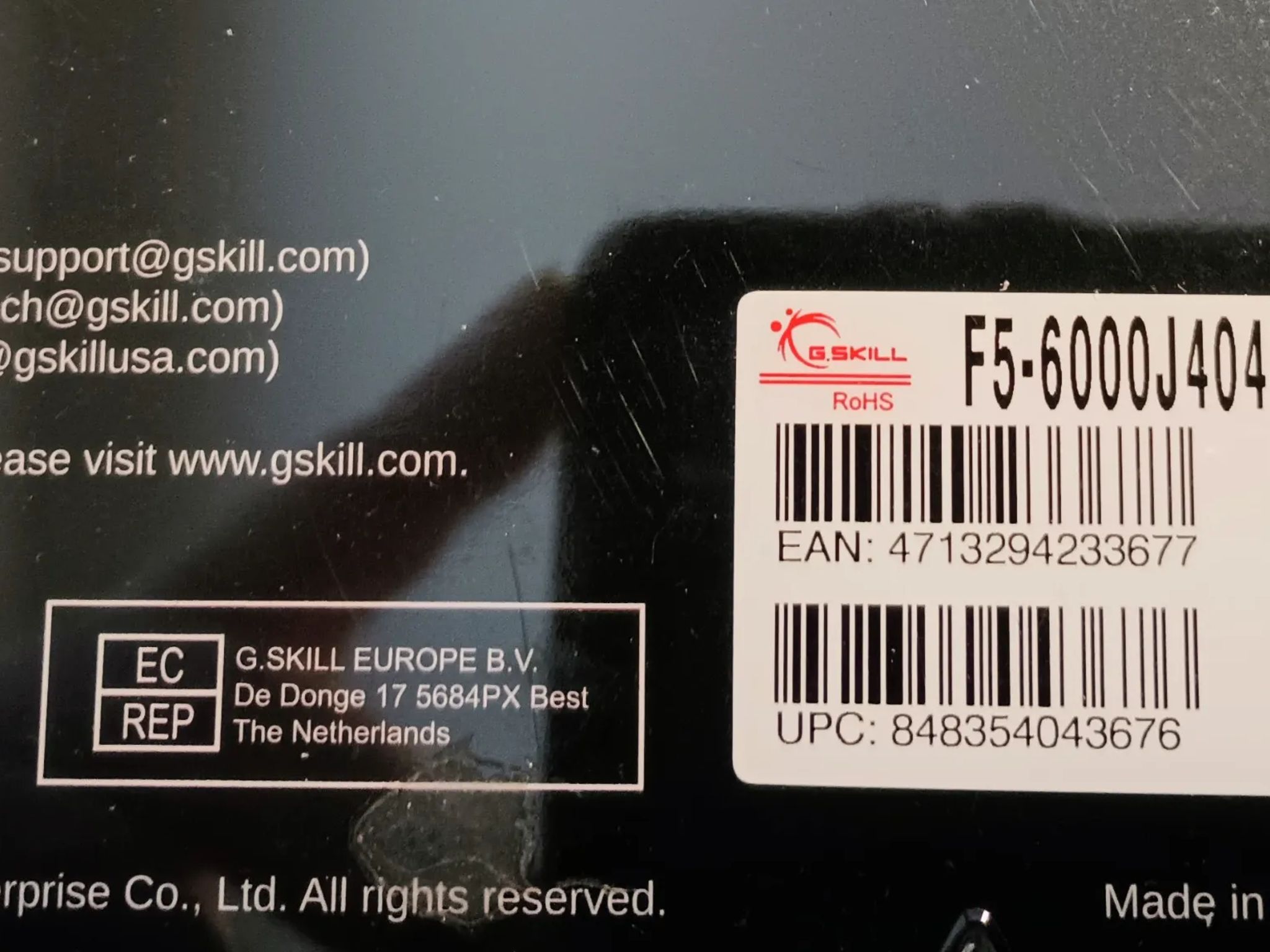 G.SKILL Flare X5 DDR5 6000 cl40 48GB (2x24GB) Memory Kit AMD EXPO (F5-6000J4048F24GX2-FX5)