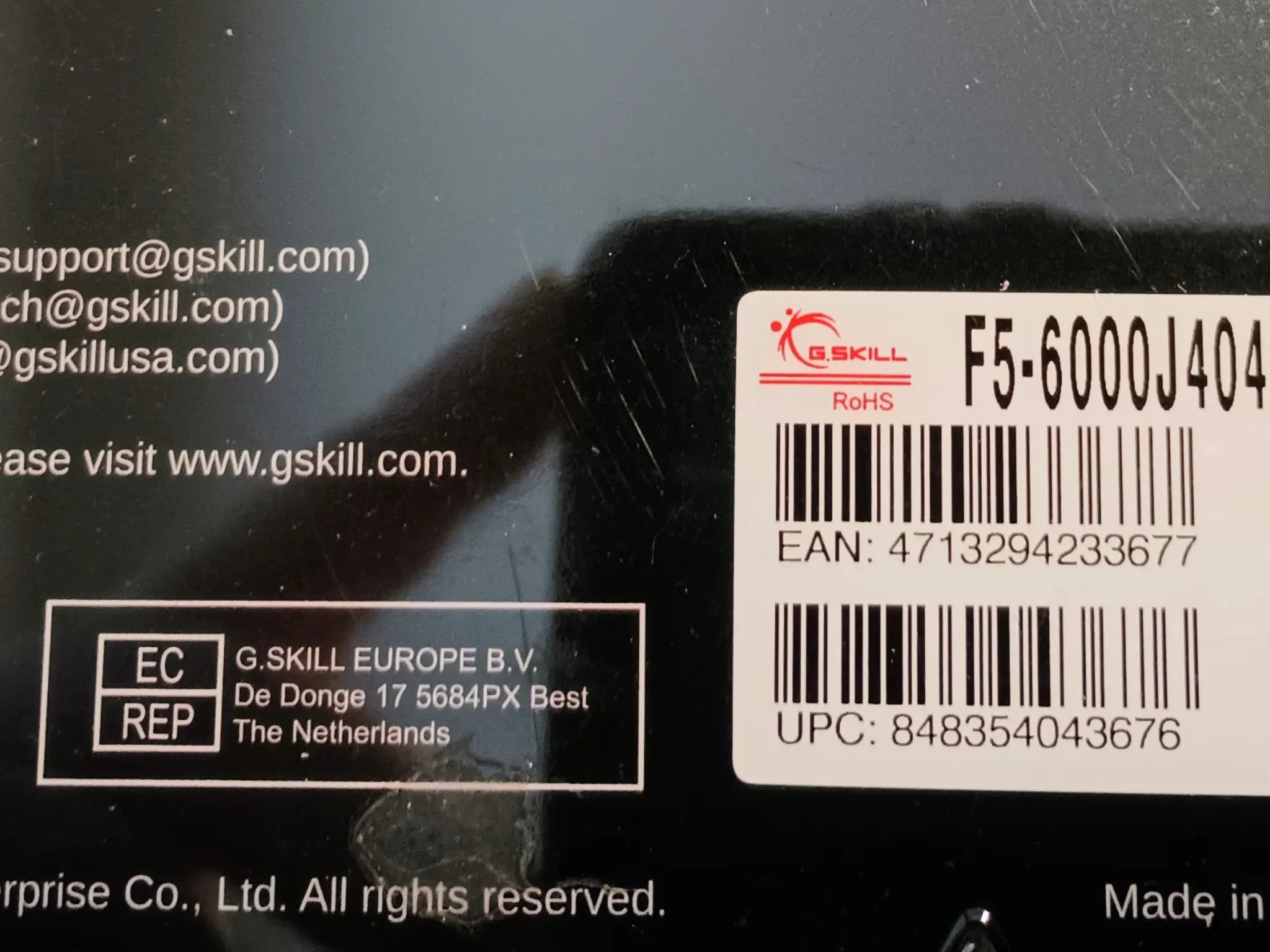 G.SKILL Flare X5 DDR5 6000 cl40 48GB (2x24GB) Memory Kit AMD EXPO (F5-6000J4048F24GX2-FX5)