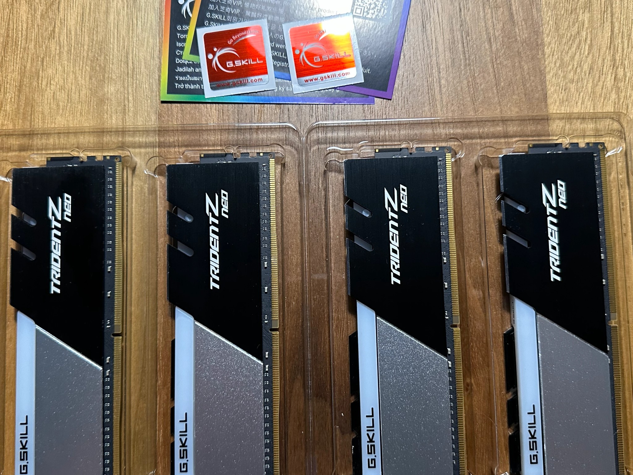 G.Skill Trident Z Neo 128GB RAM	4 x 32GB Sticks DDR4-3600 CL18