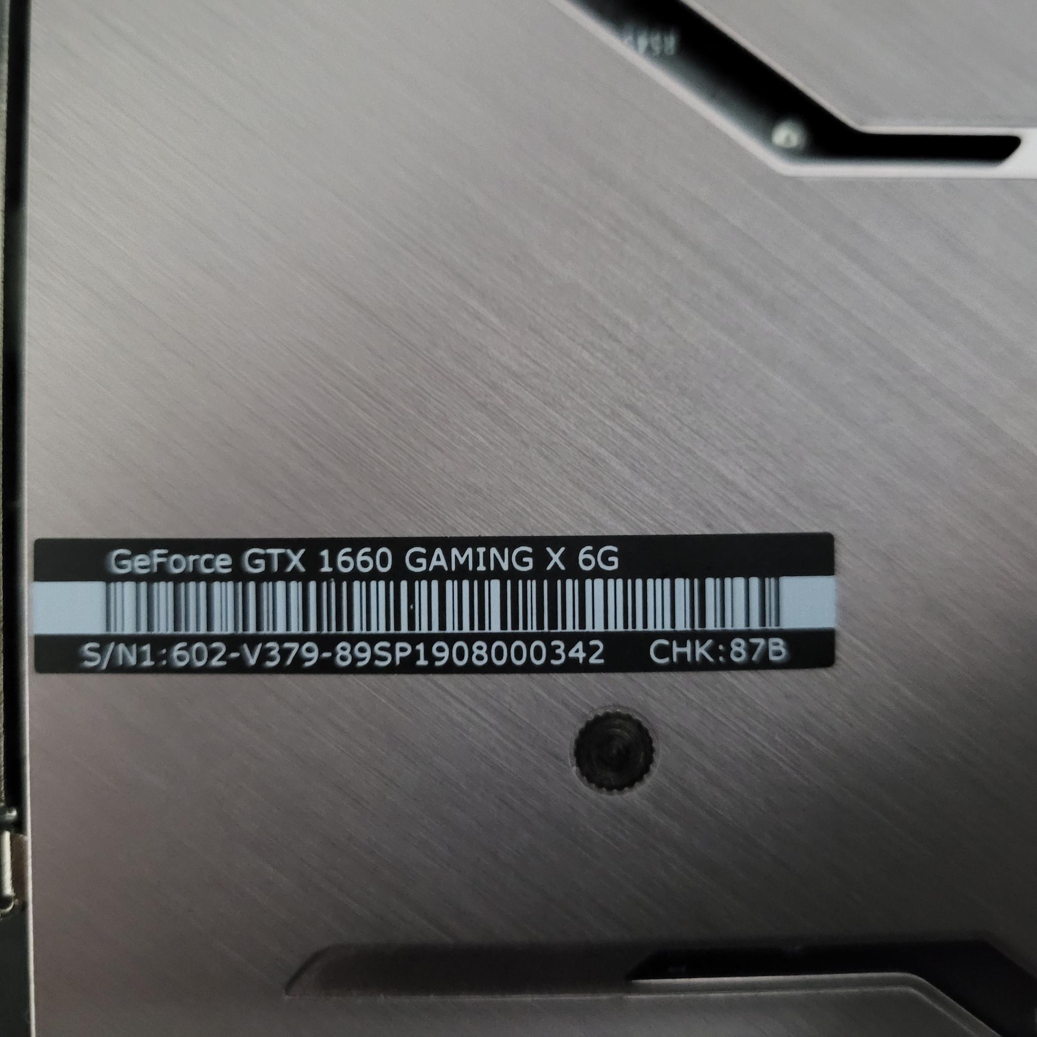 MSI GAMING X GeForce GTX 1660