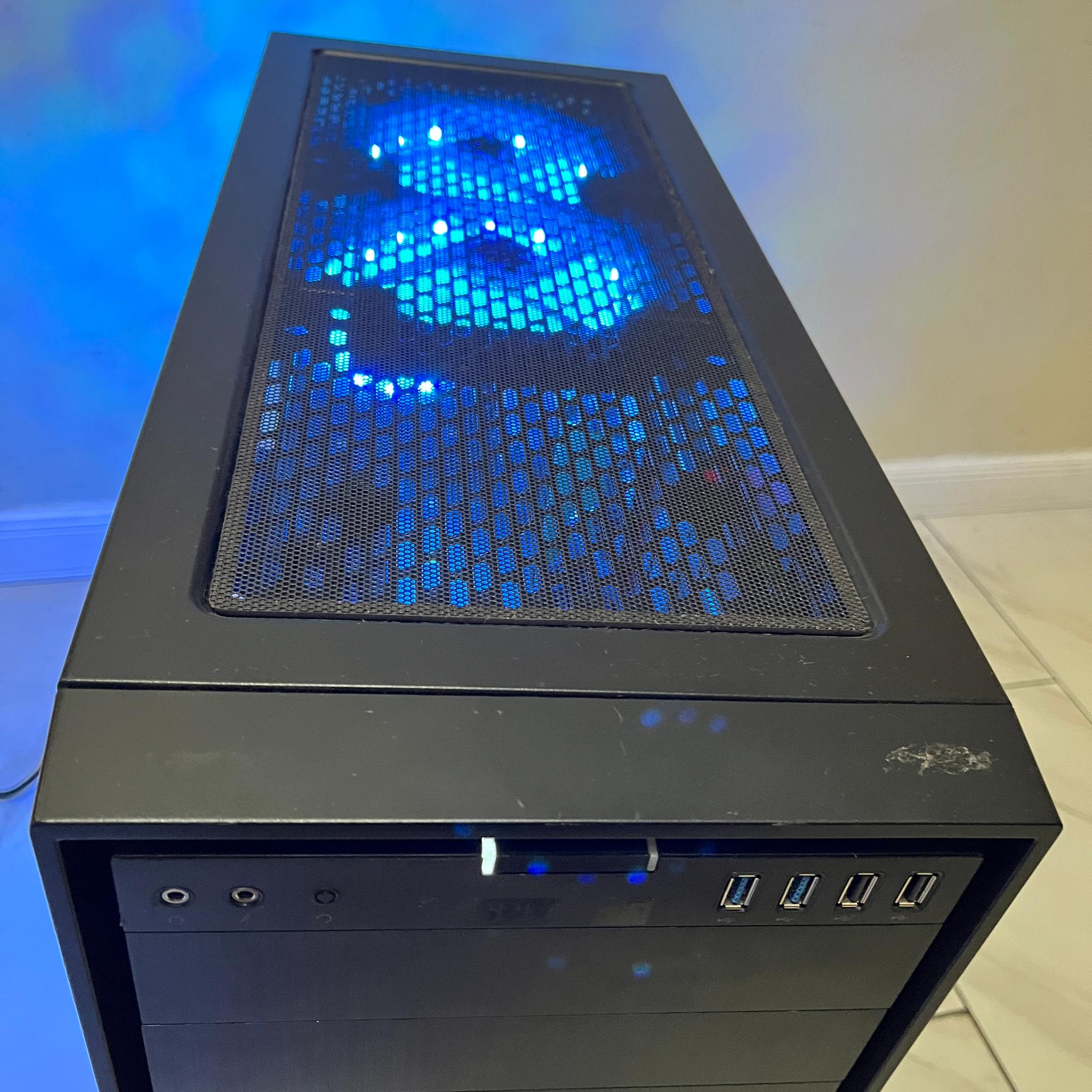 🟠🔥NVIDIA GTX 1080, Intel i5-6500, 12GB RAM, 1.2TB Storage, High Performance Gaming PC w/ Remote 🖥️🔵