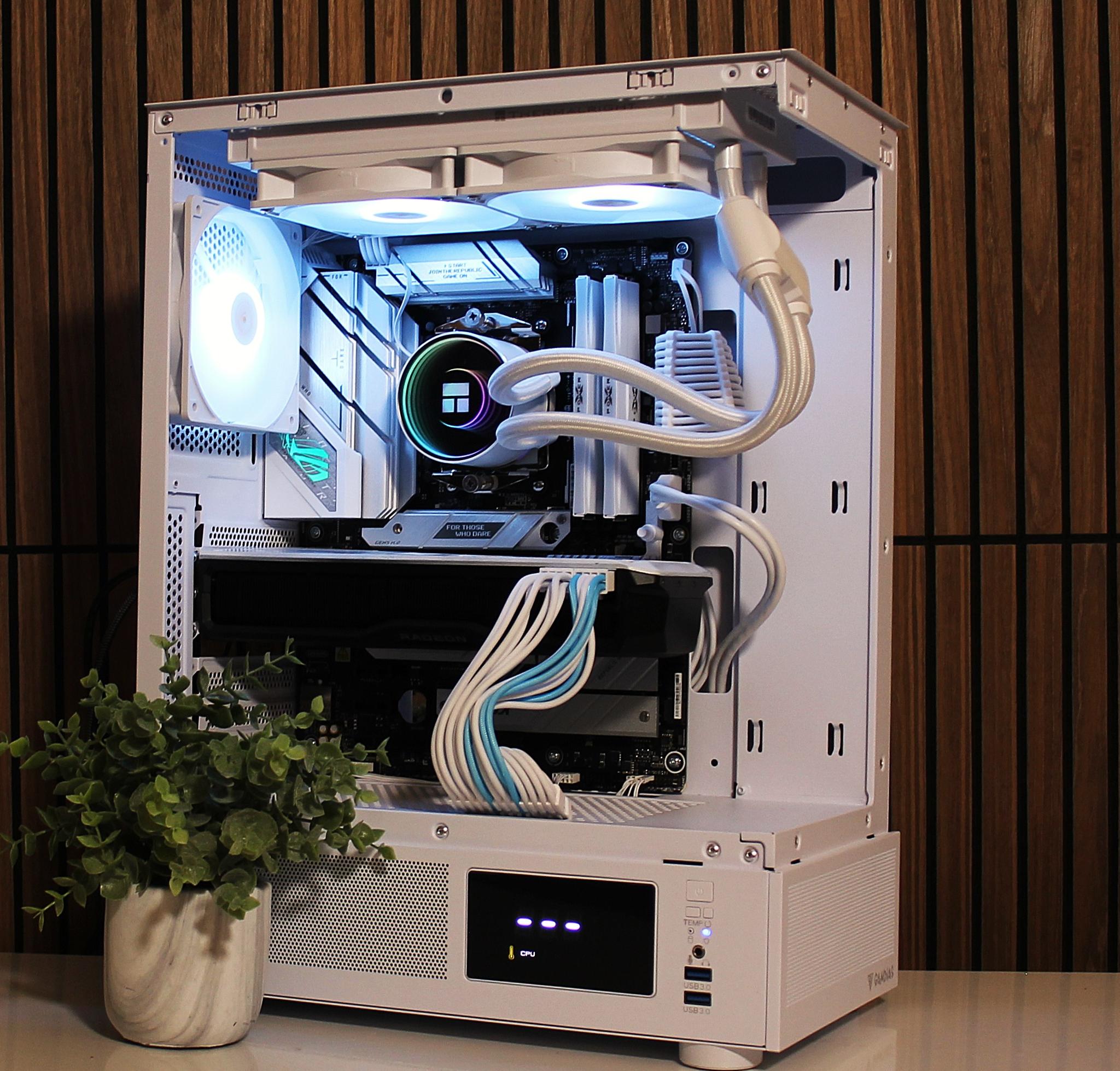 ❄️ALL WHITE Gaming PC ❄️| RX 7800XT 16GB💻| DDR5 | 32GB RAM | WiFi/BT | Windows 11 | 1TB |