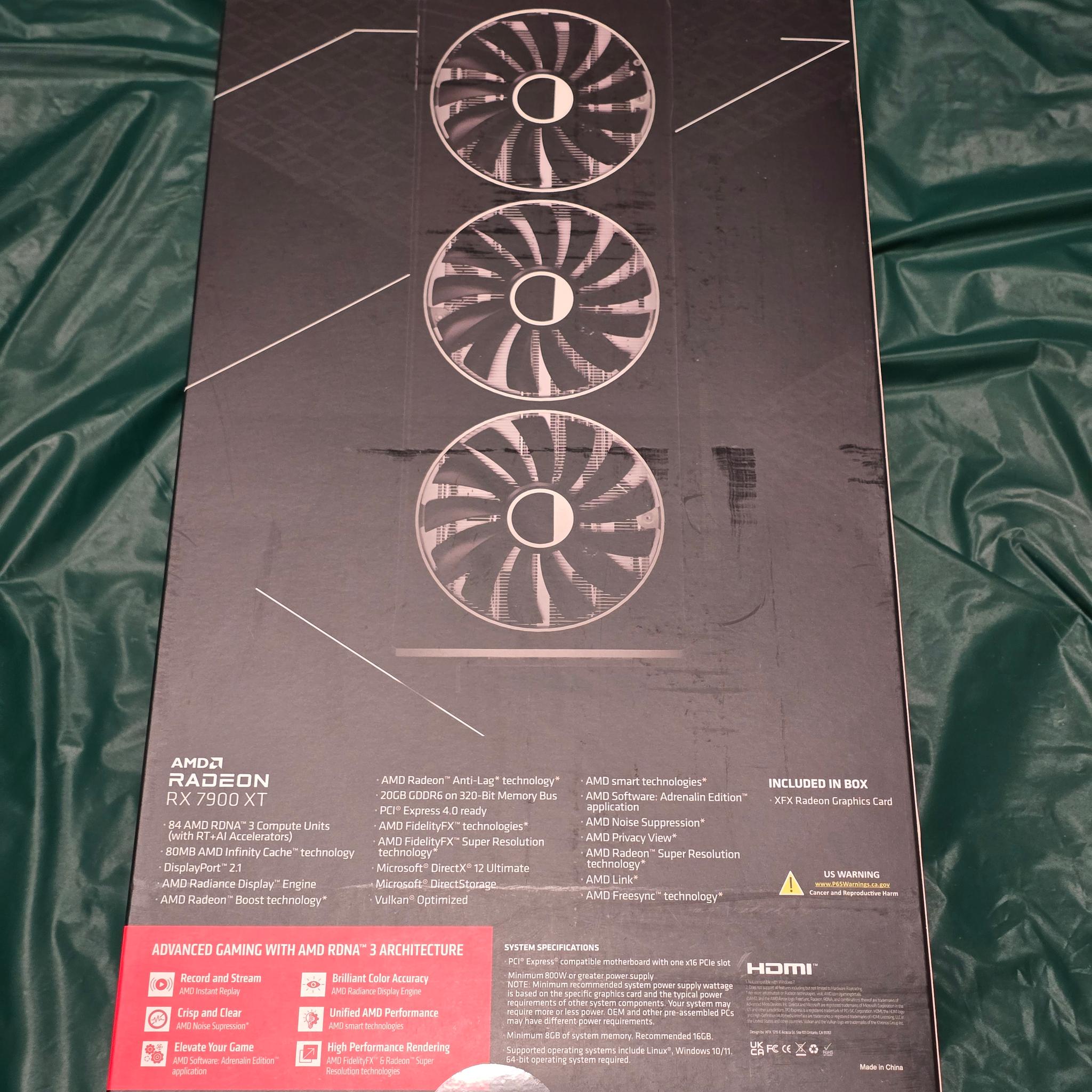 XFX Speedster MERC 310 Radeon RX 7900 XT 7900xt