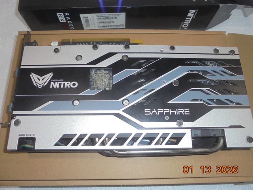 Sapphire Nitro+ RX 580 OC 8GB Dual Bios/LED/Good Condition/Like New