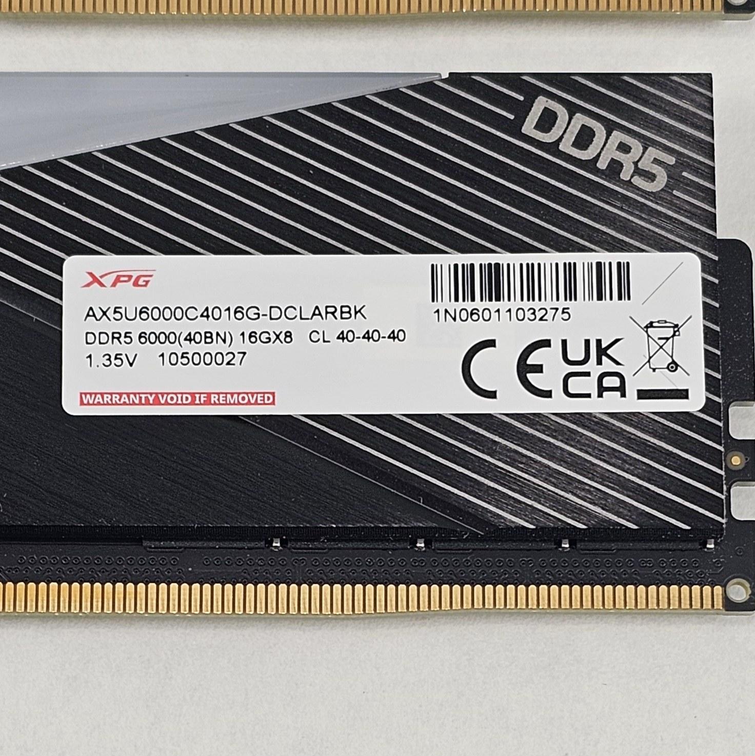 32GB DDR5 (2x16GB) CL40 6000MT/s ADATA XPG