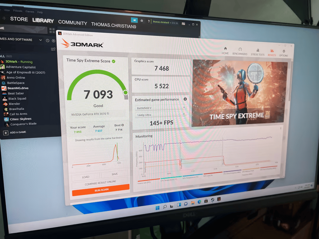 "The Bouncer" RTX 3070ti Ryzen 5800x PC