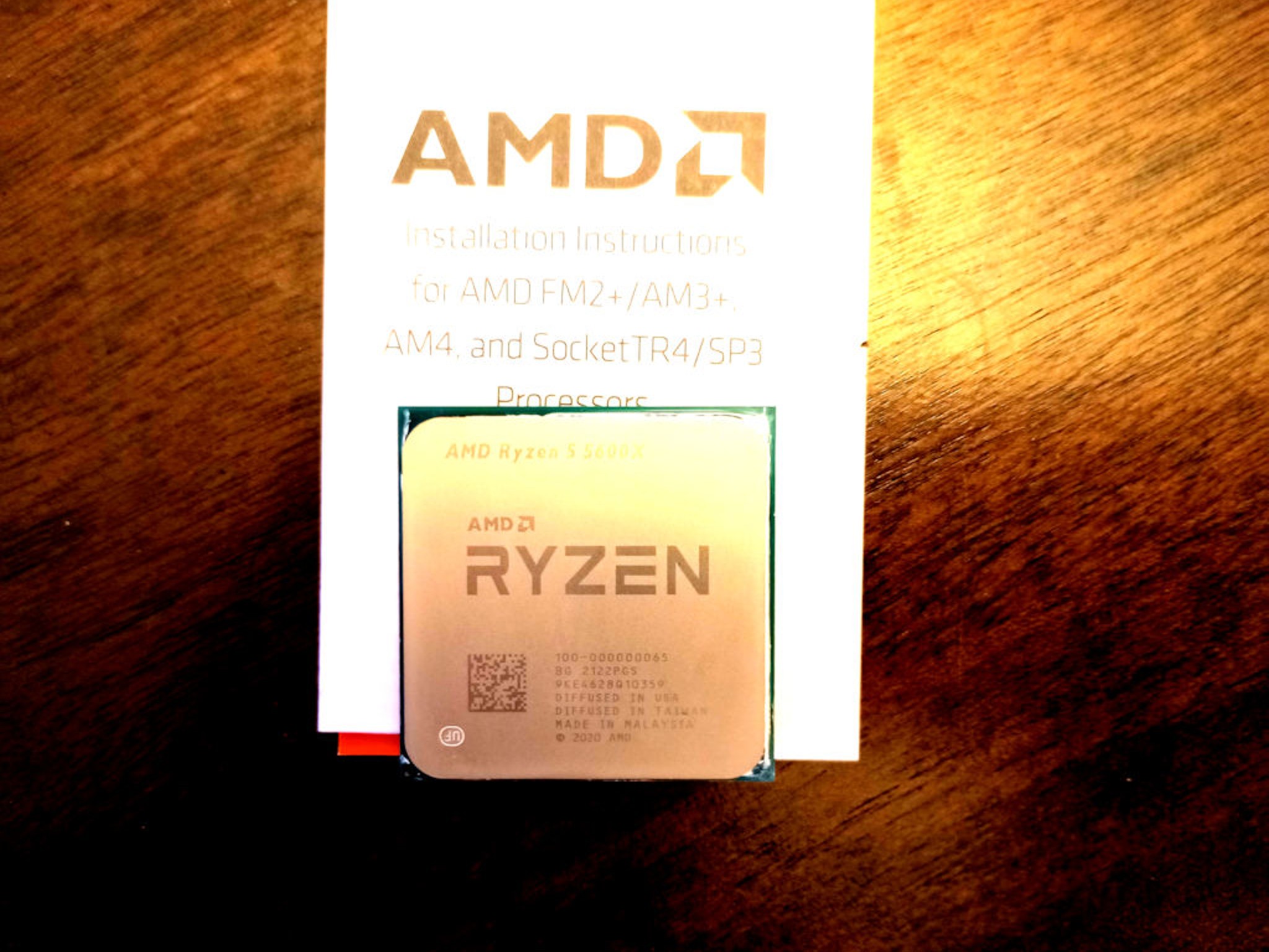 Used AMD Ryzen 5 5600x Original Package