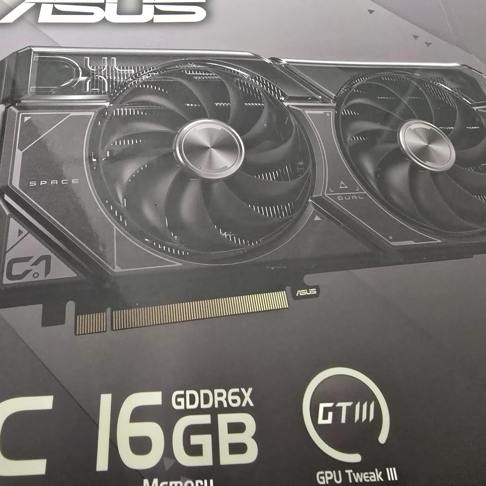 Asus 4070 Ti Super 16gb VRAM Dual Fan