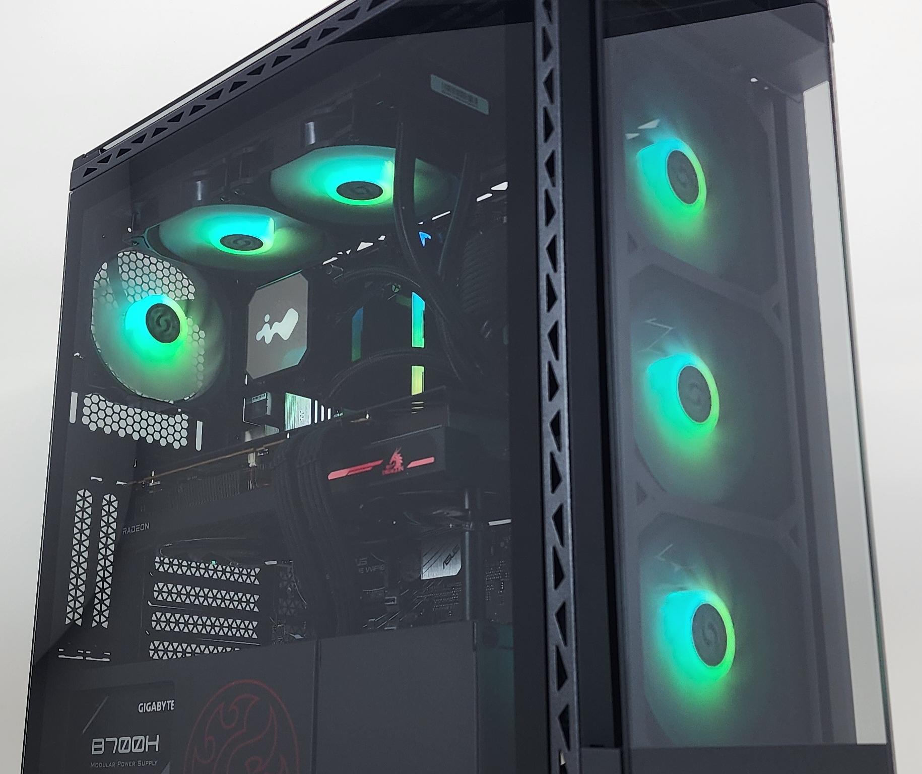 Gaming PC Ryzen 5 7600X 16GB RAM 1TB SSD RX 6800 XT 16GB Windows 11 Computer