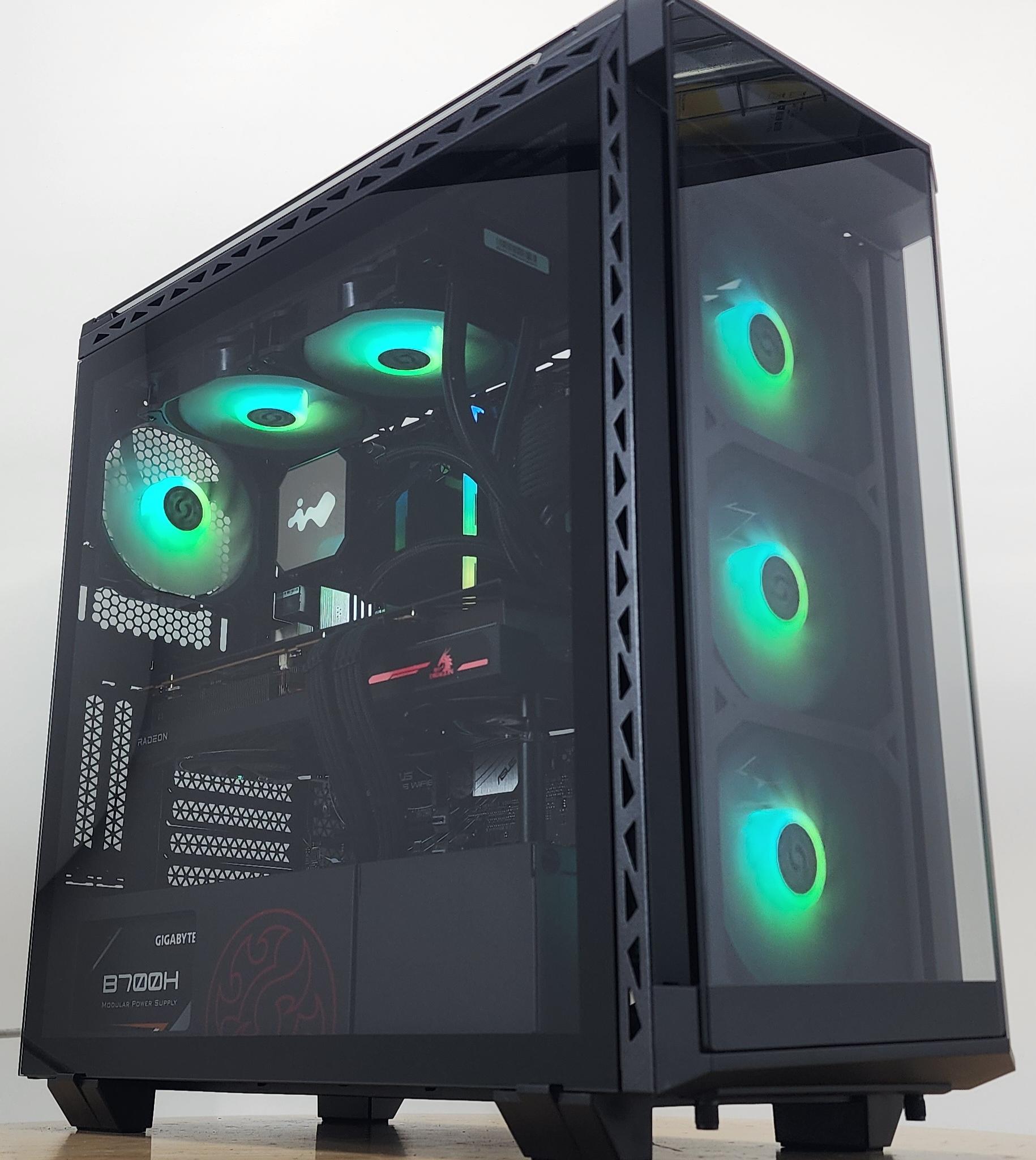 Gaming PC Ryzen 5 7600X 16GB RAM 1TB SSD RX 6800 XT 16GB Windows 11 Computer
