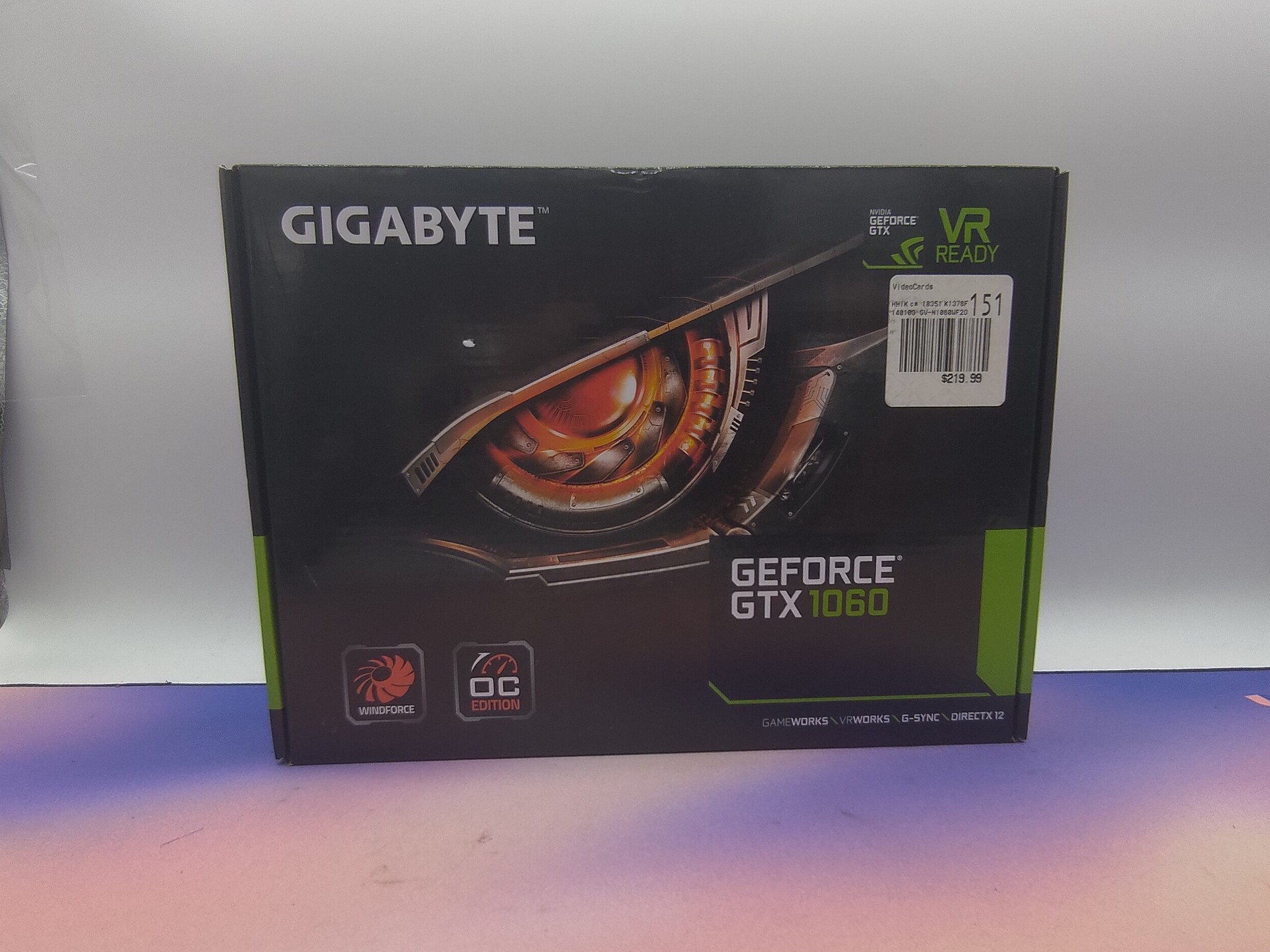 Gigabyte Windforce GTX 1060 3GB