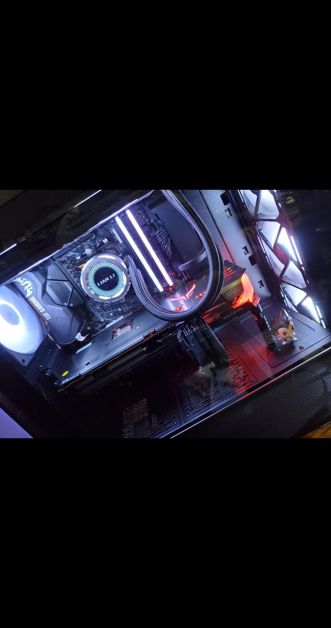 AMD 5800X, RED DEVIL RX6750XT 12G, 1TB, 32G CORSAIR VENGEANCE, TUF GAMING X570-PLUS WIFI, LIAN LI